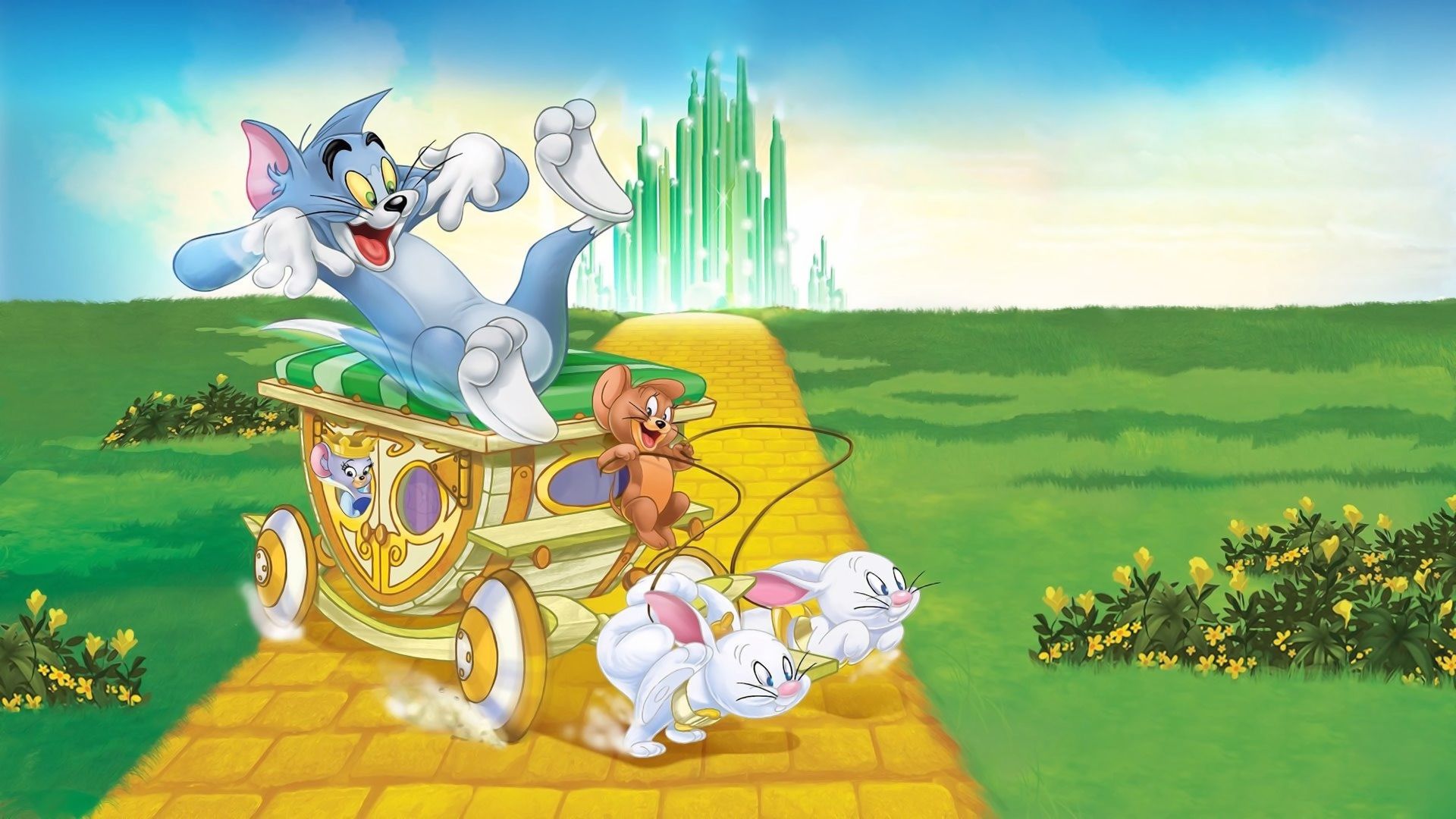 Tom and Jerry: Back to Oz background