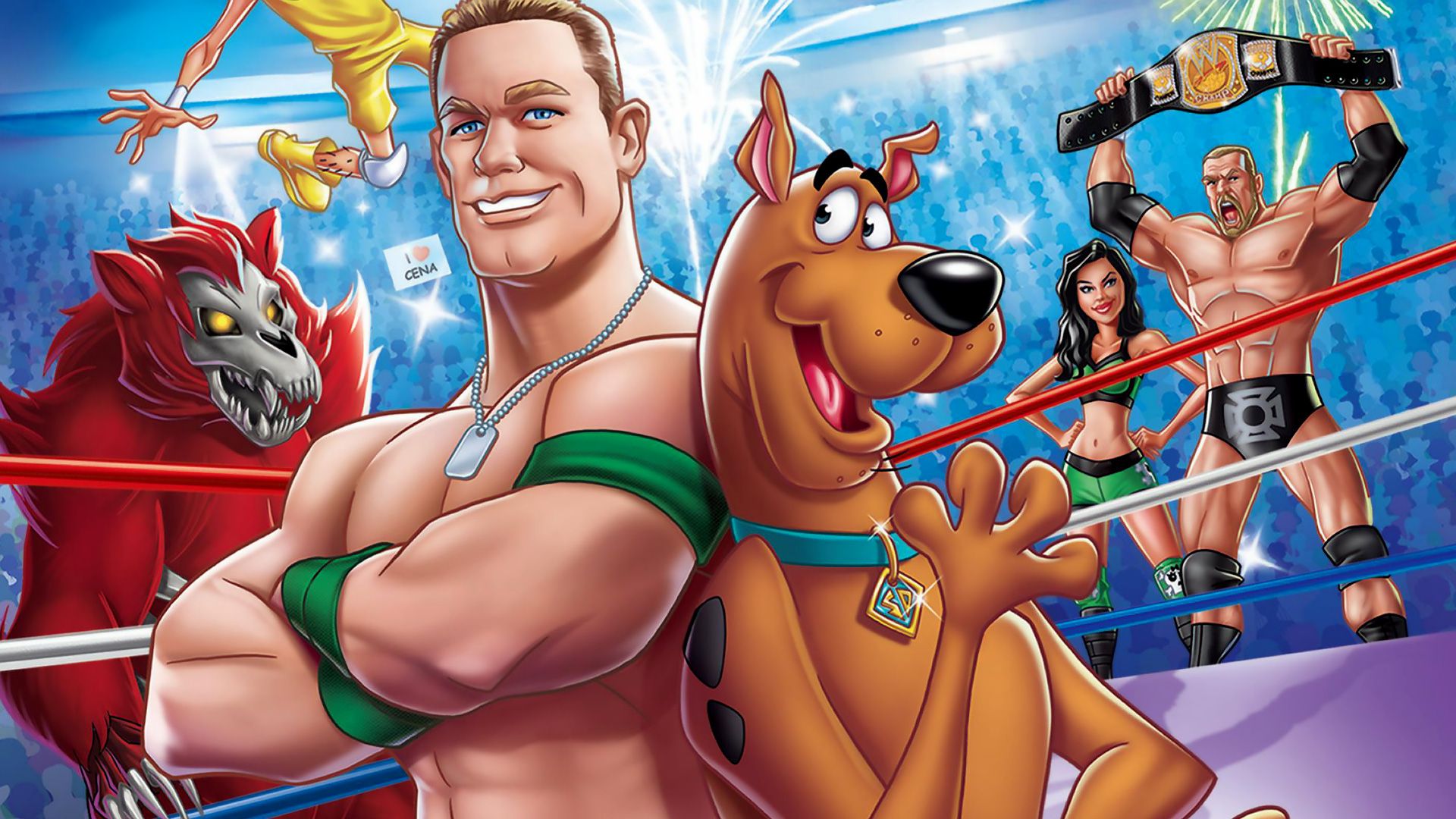 Scooby-Doo! WrestleMania Mystery background