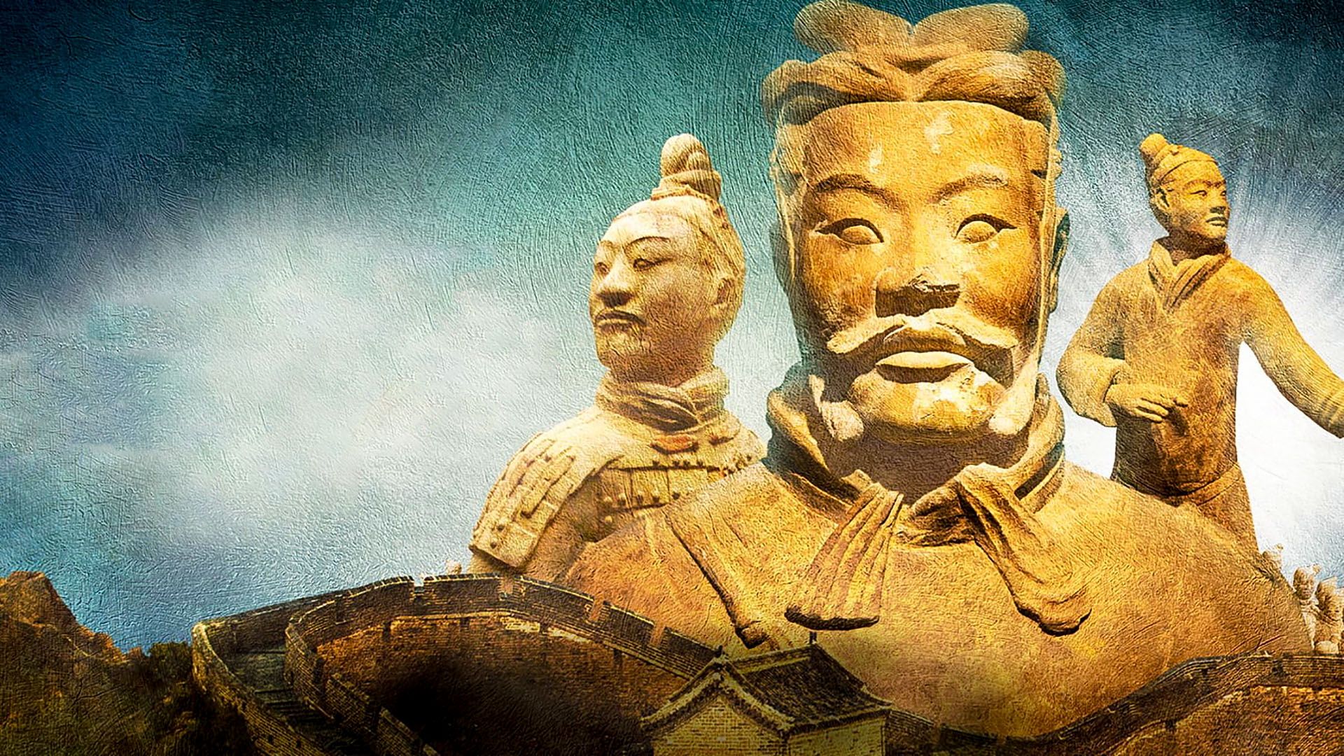 Mysteries of Ancient China background