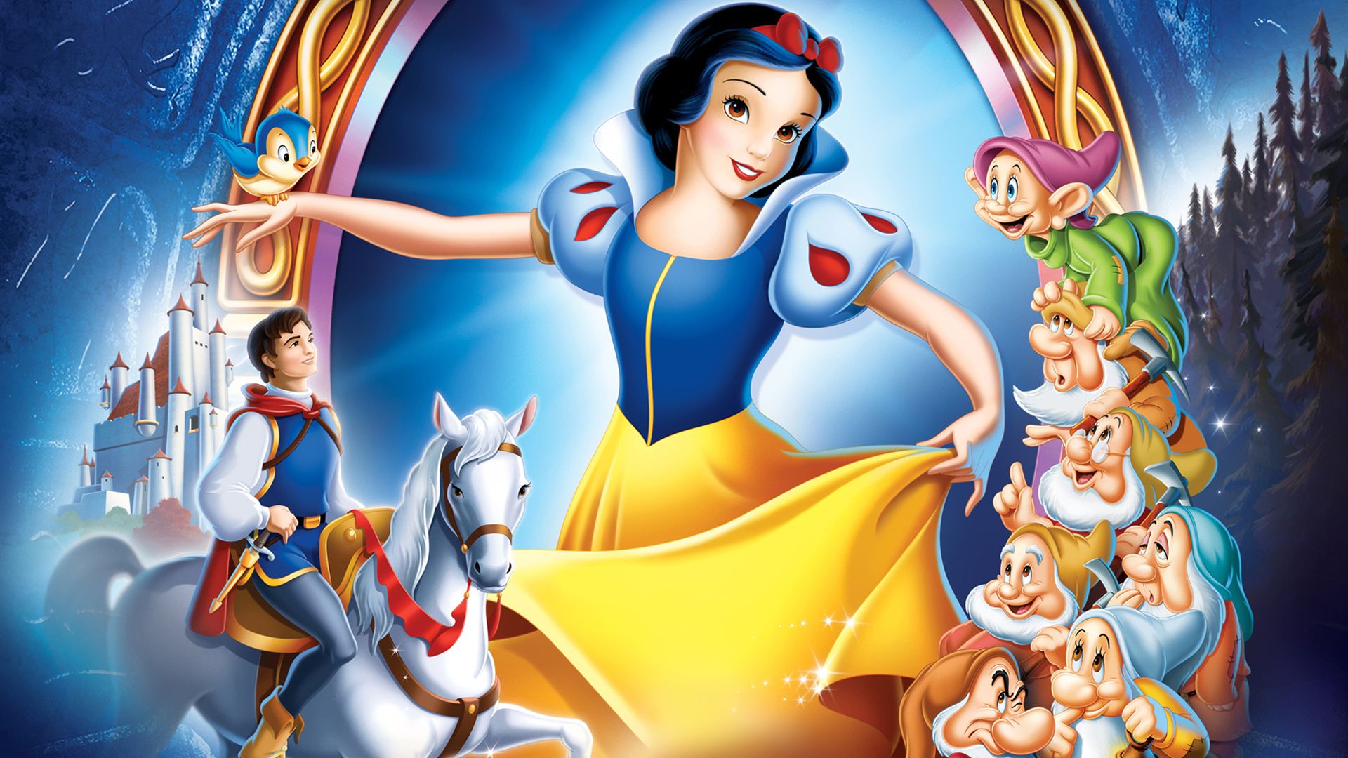 Snow White and the Seven Dwarfs background