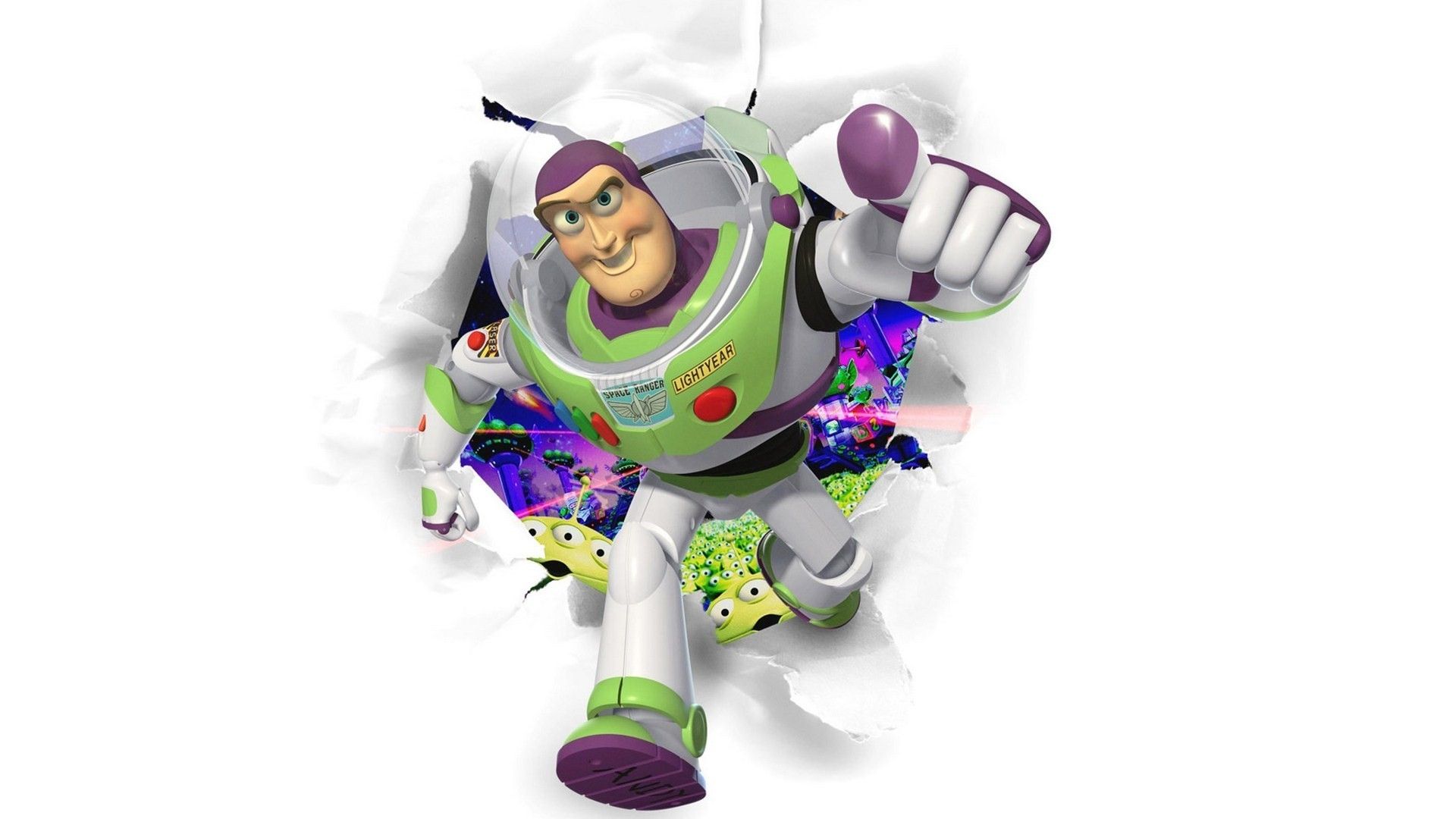Buzz Lightyear of Star Command: The Adventure Begins background