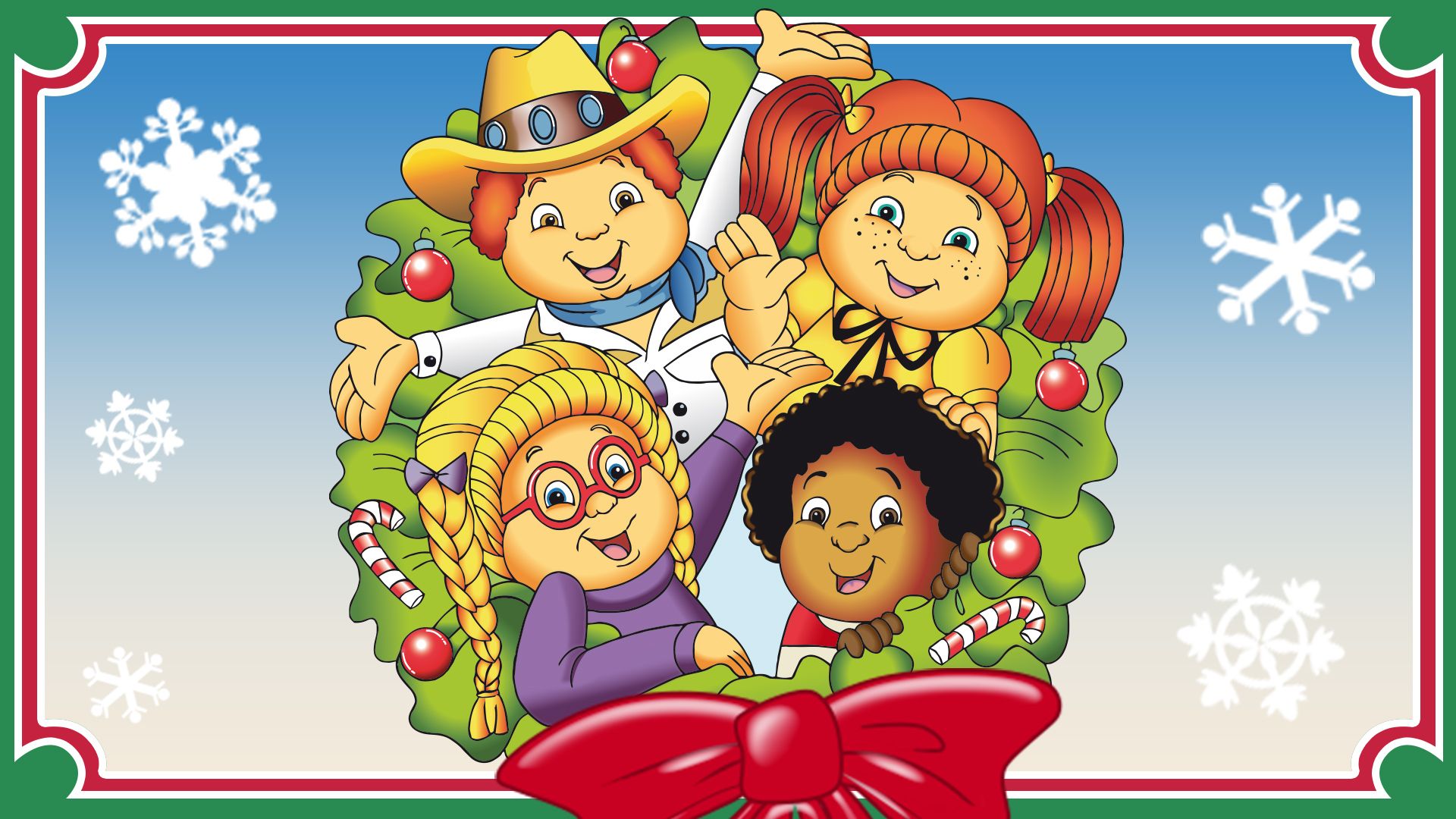 Cabbage Patch Kids: First Christmas background