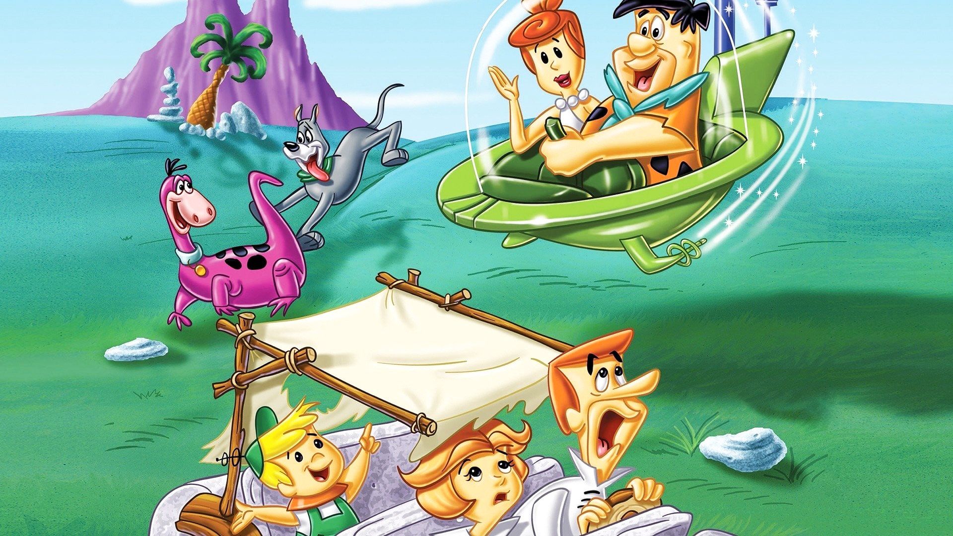 The Jetsons Meet the Flintstones background