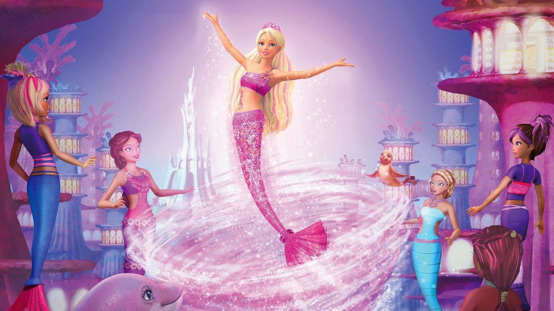 Barbie in a Mermaid Tale background