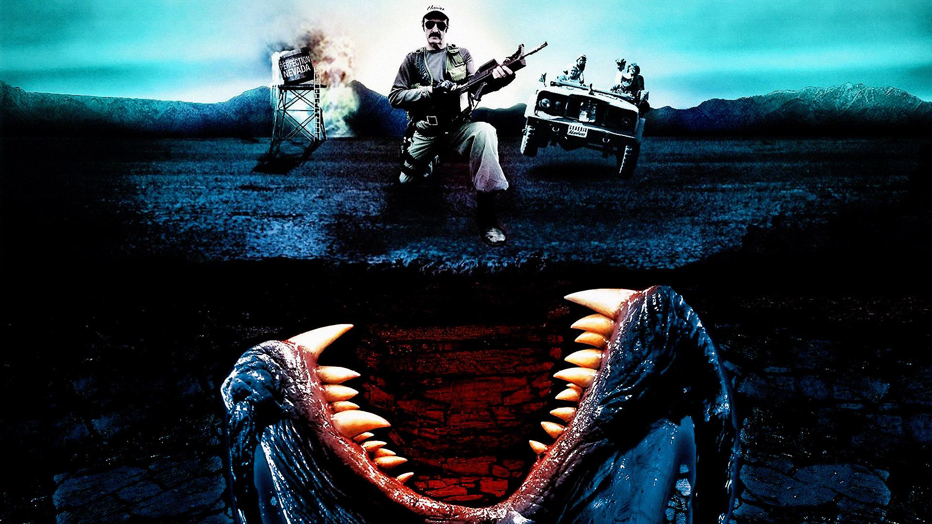 Tremors 3: Back to Perfection background