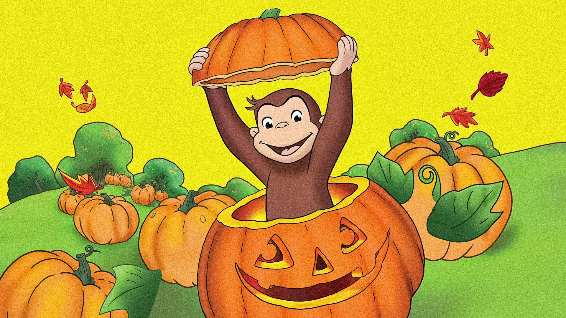 Curious George: A Halloween Boo Fest background