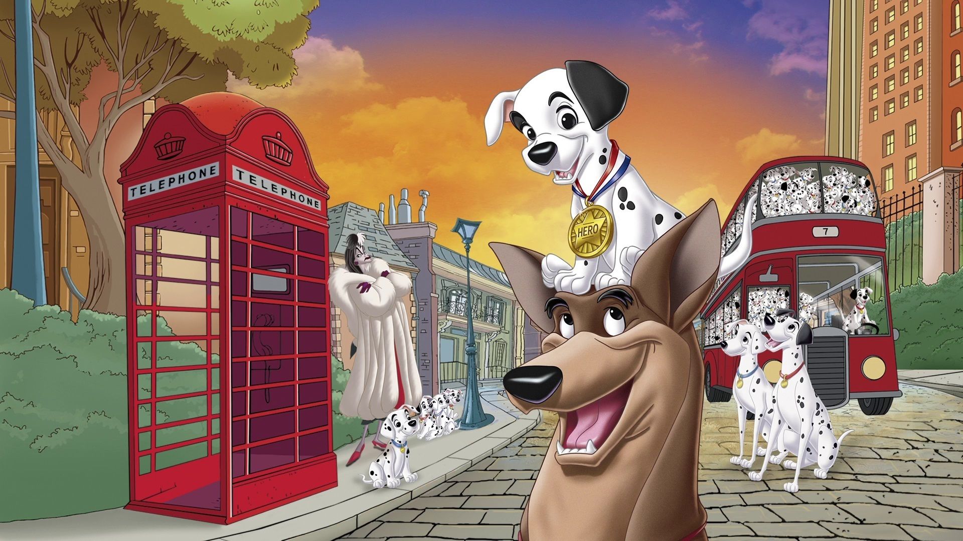 101 Dalmatians 2: Patch's London Adventure background
