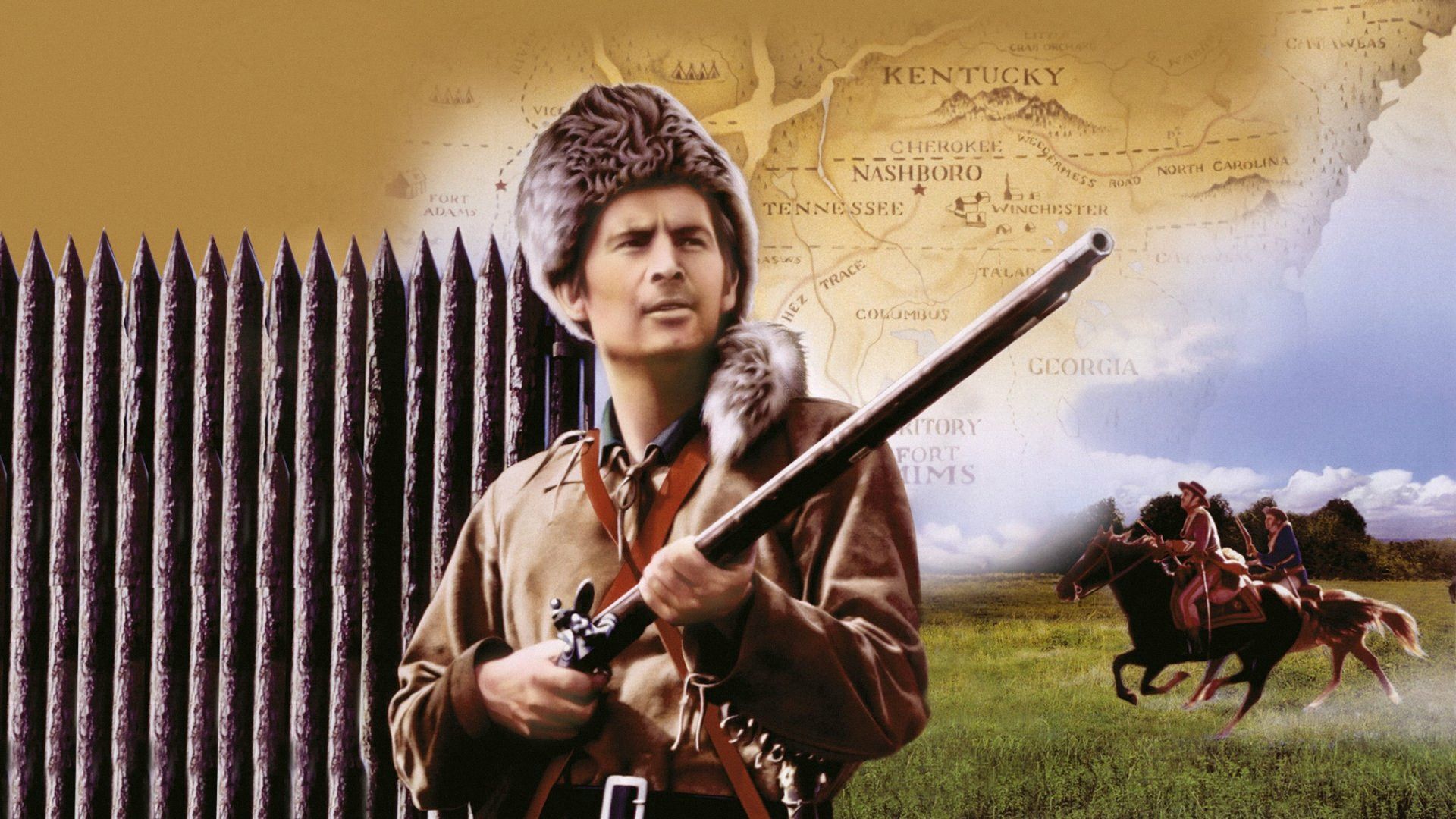 Davy Crockett: King of the Wild Frontier background