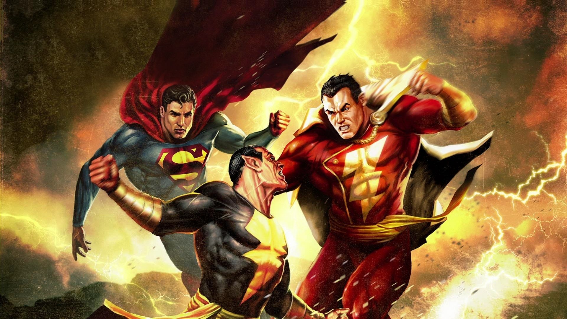 Superman/Shazam!: The Return of Black Adam background