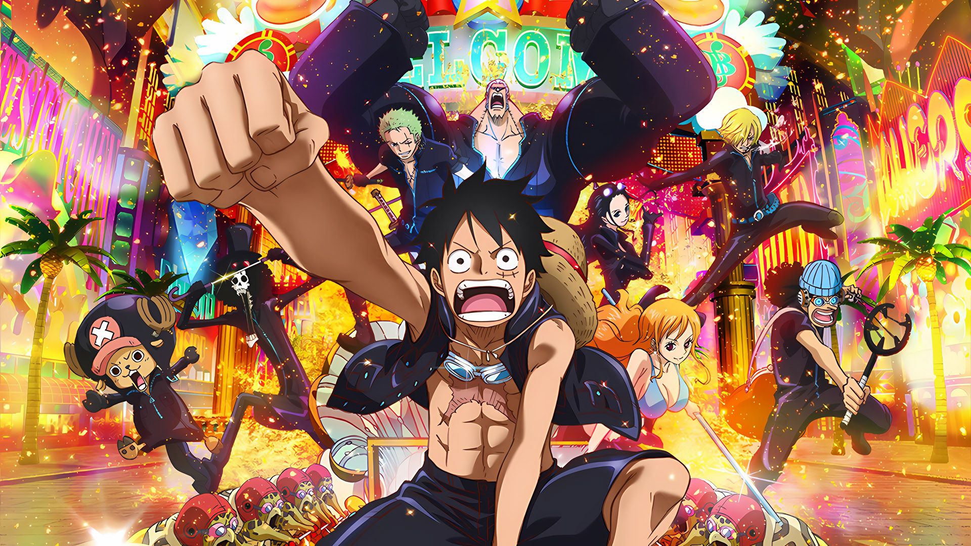 One Piece Film: Gold background