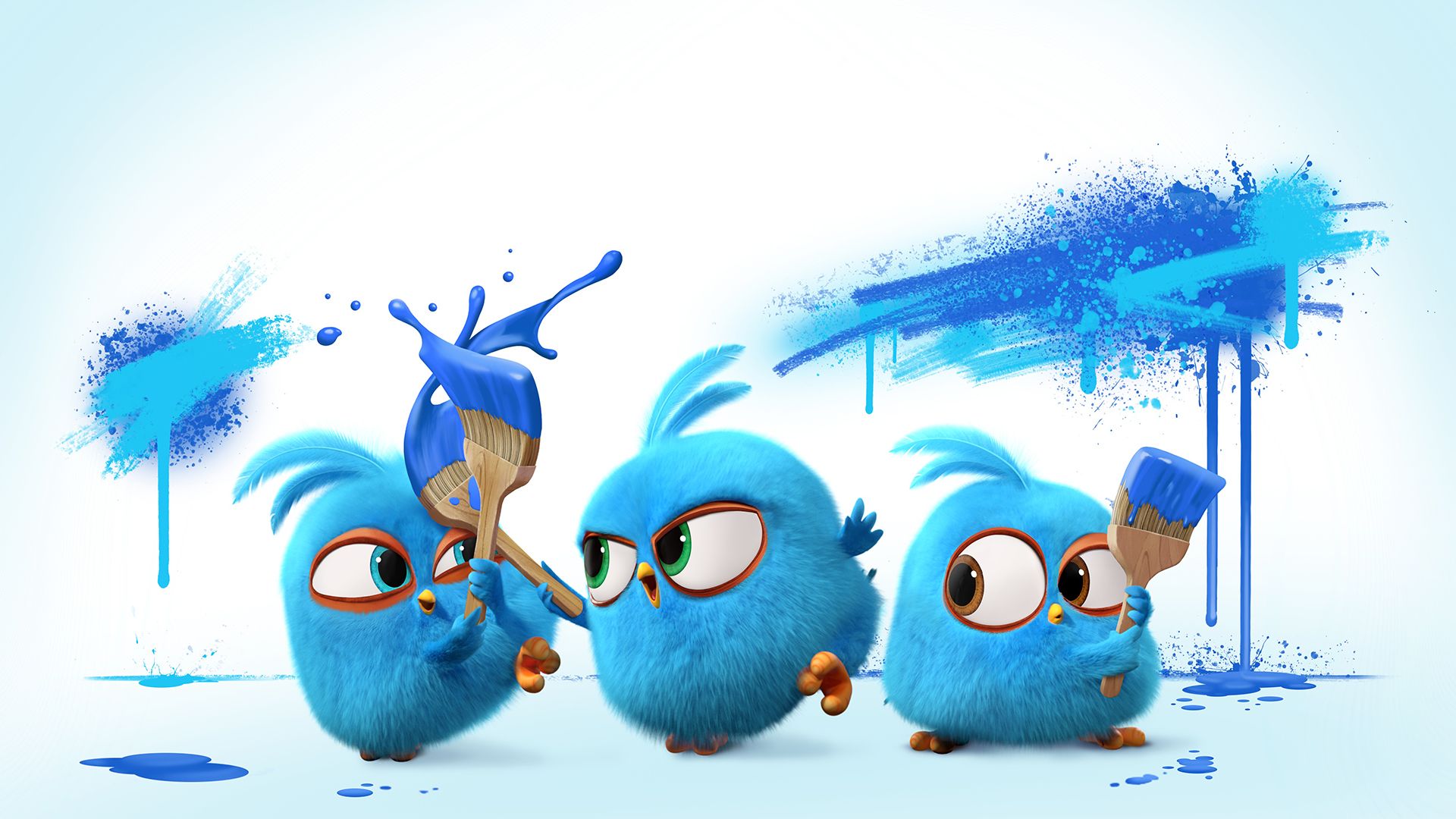 Angry Birds Blues background