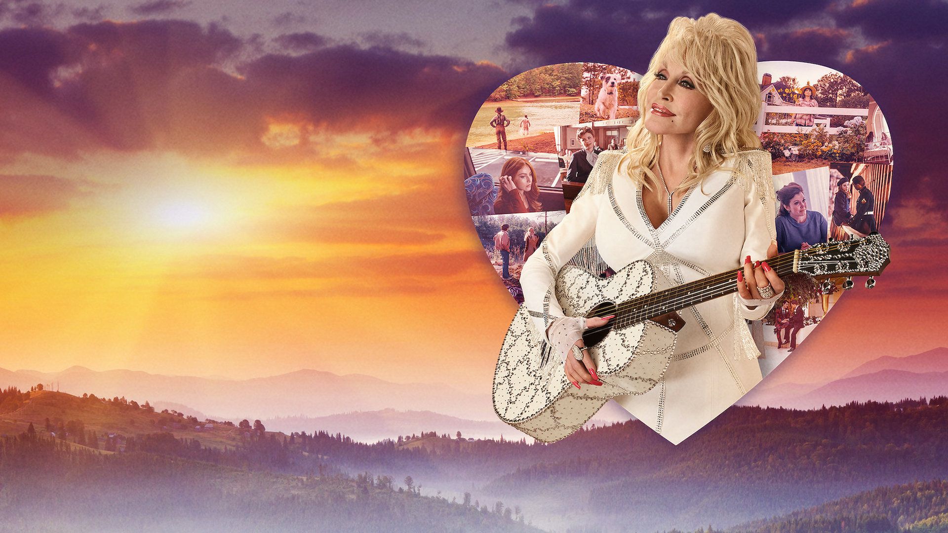 Dolly Parton's Heartstrings background