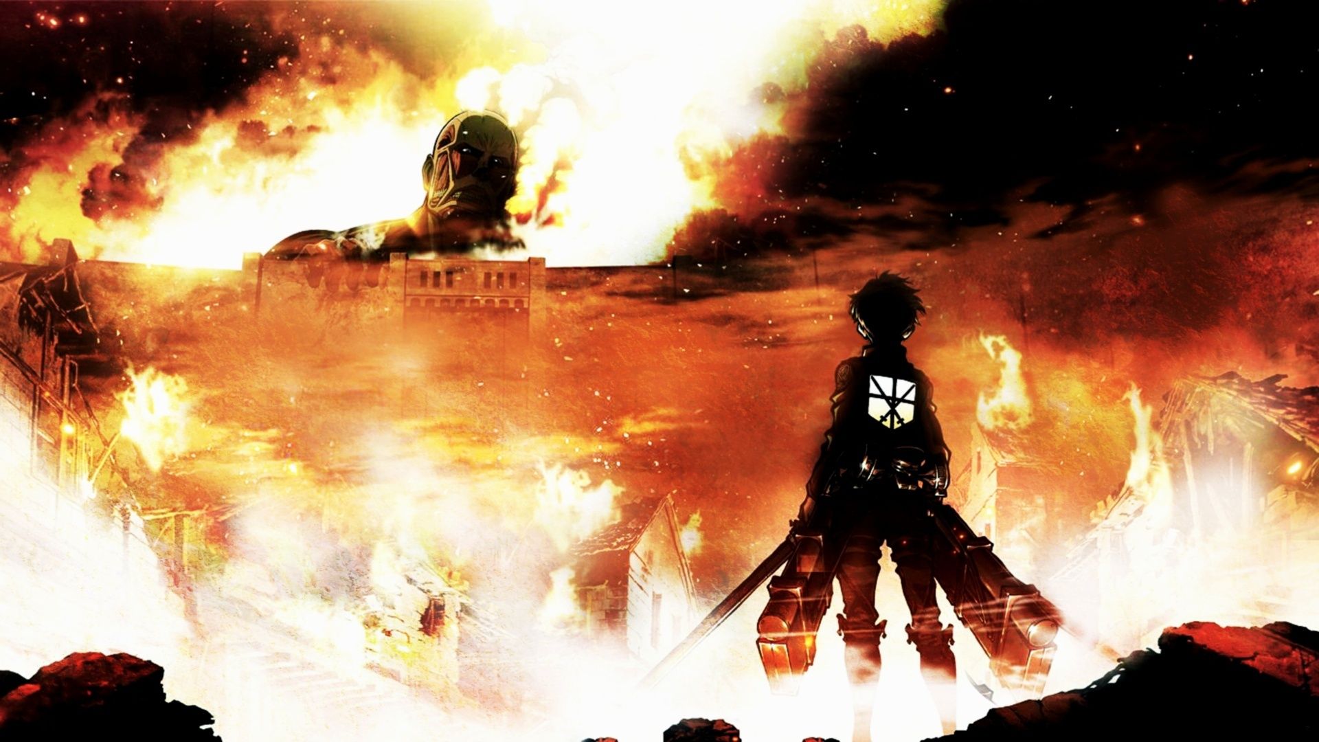 Attack on Titan background
