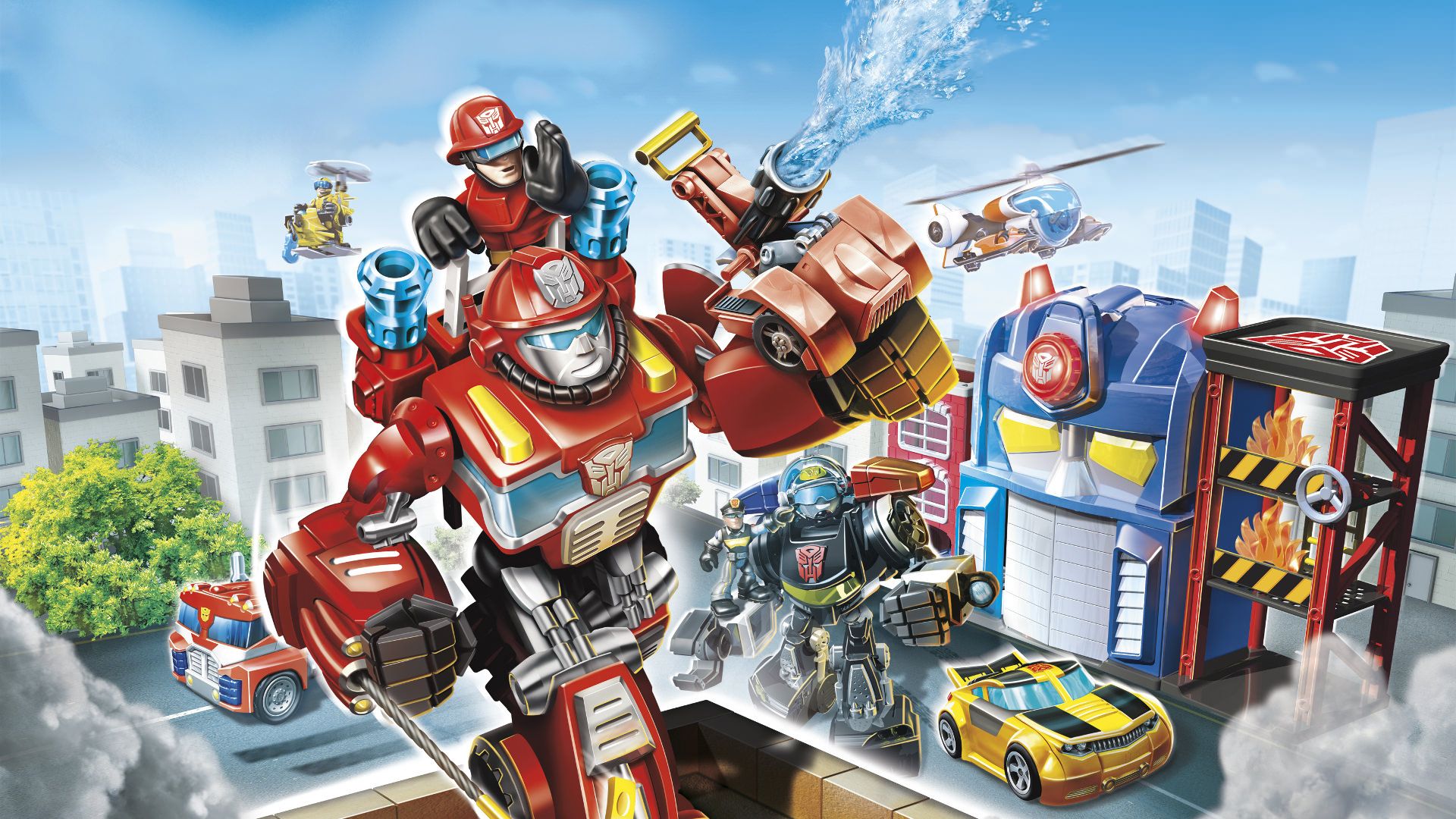 Transformers: Rescue Bots background