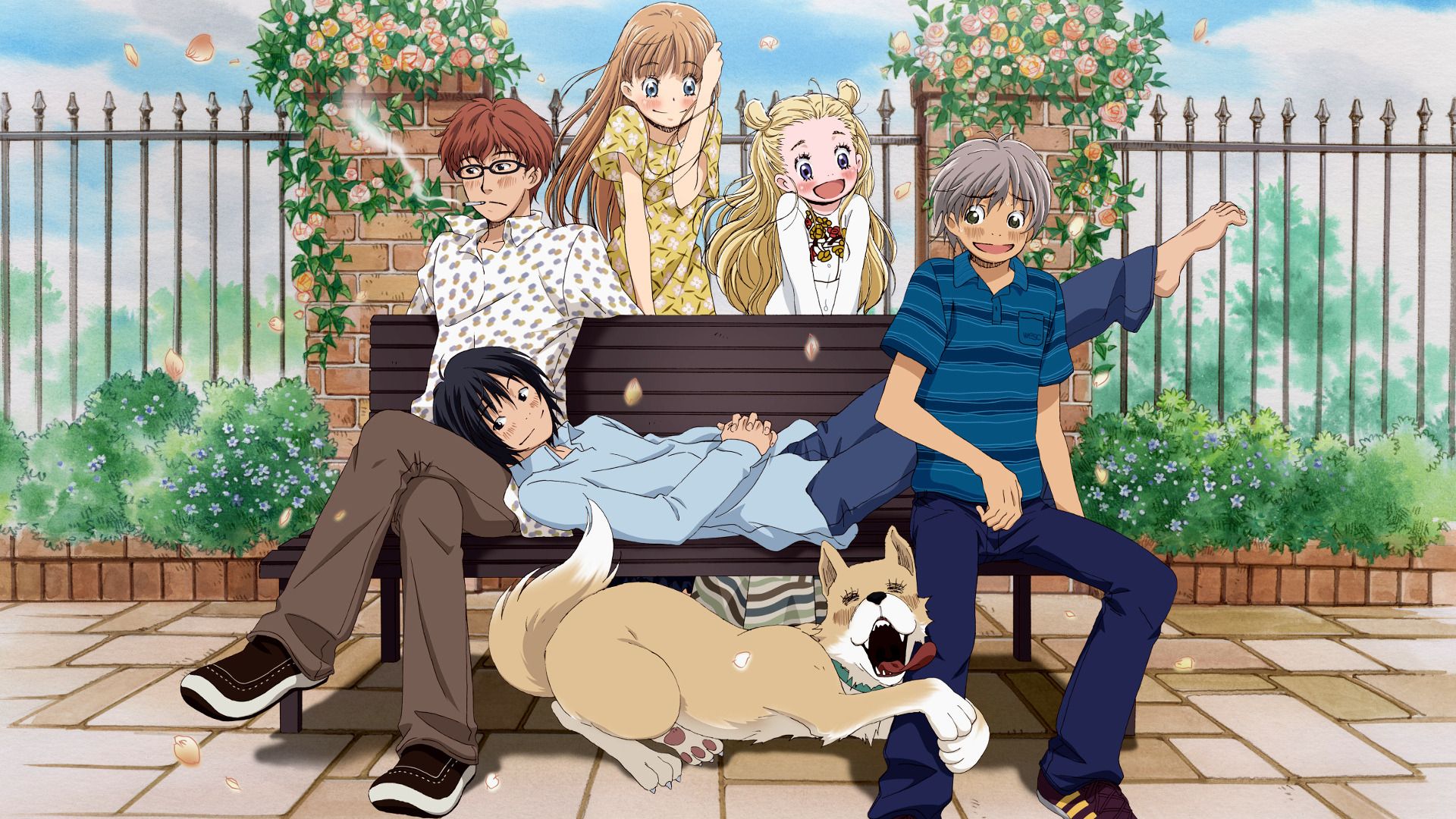 Honey and Clover background