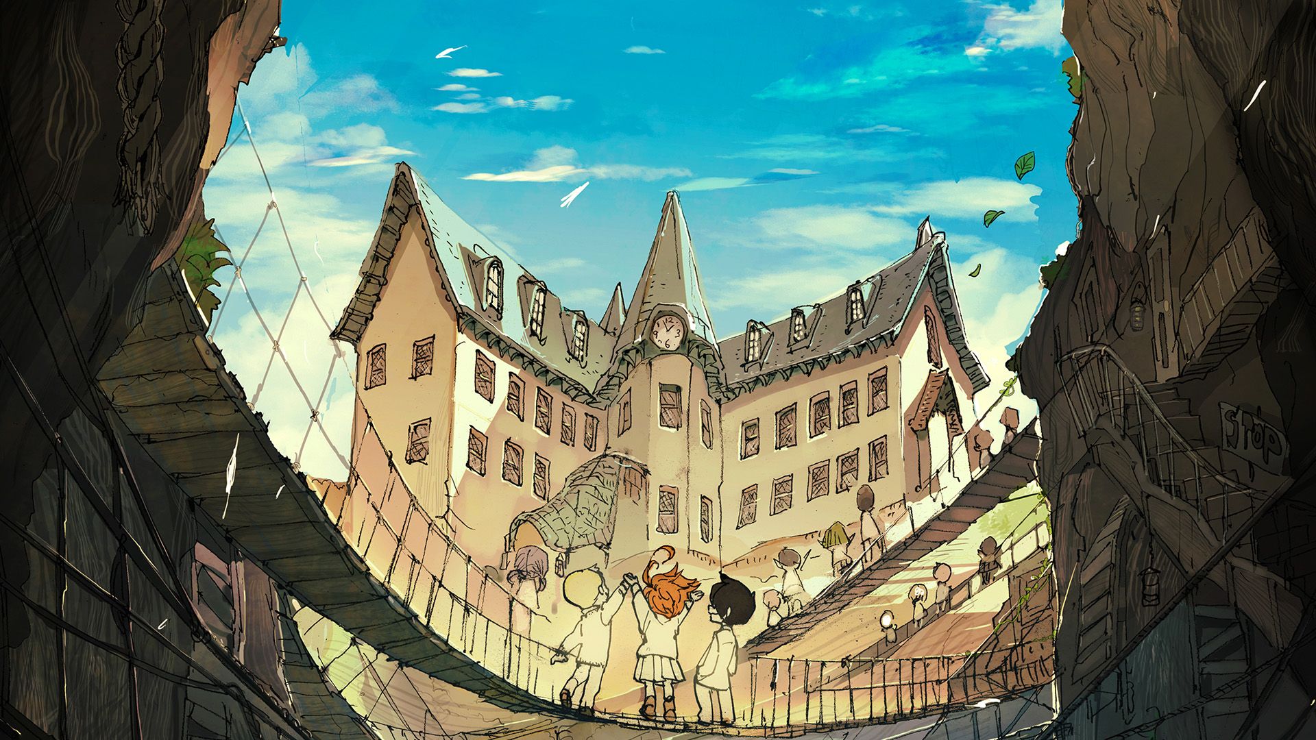 The Promised Neverland background