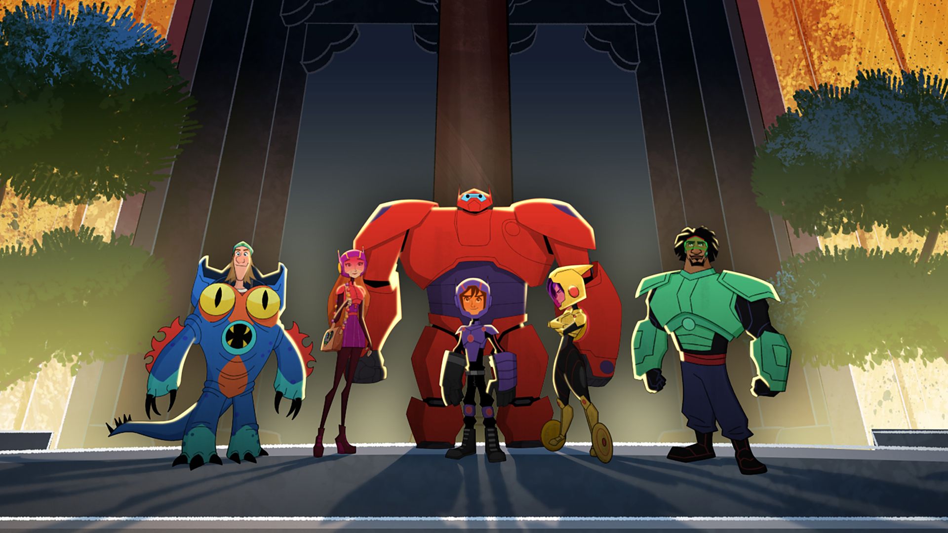 Big Hero 6: The Series background