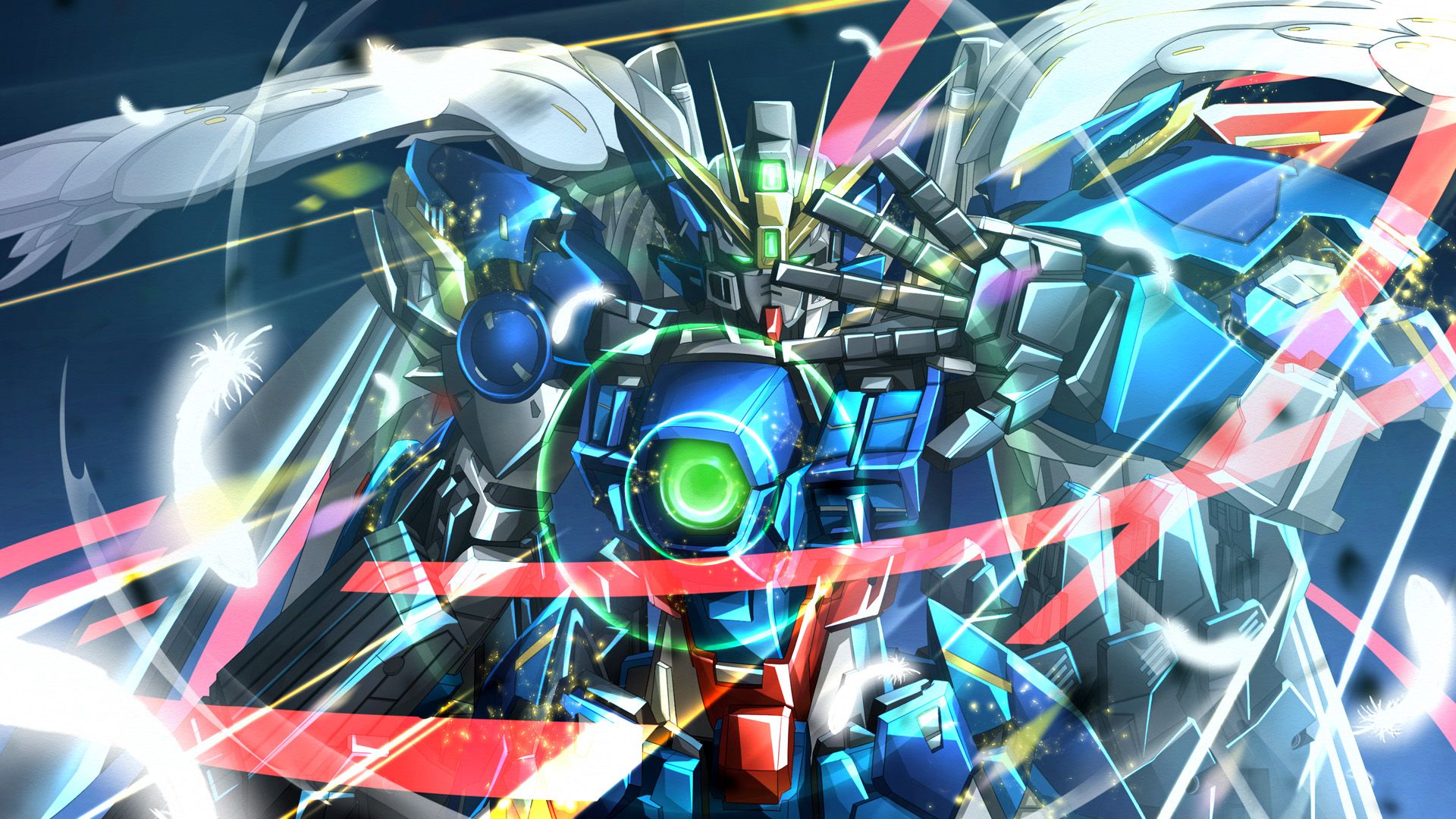 Mobile Suit Gundam Wing background