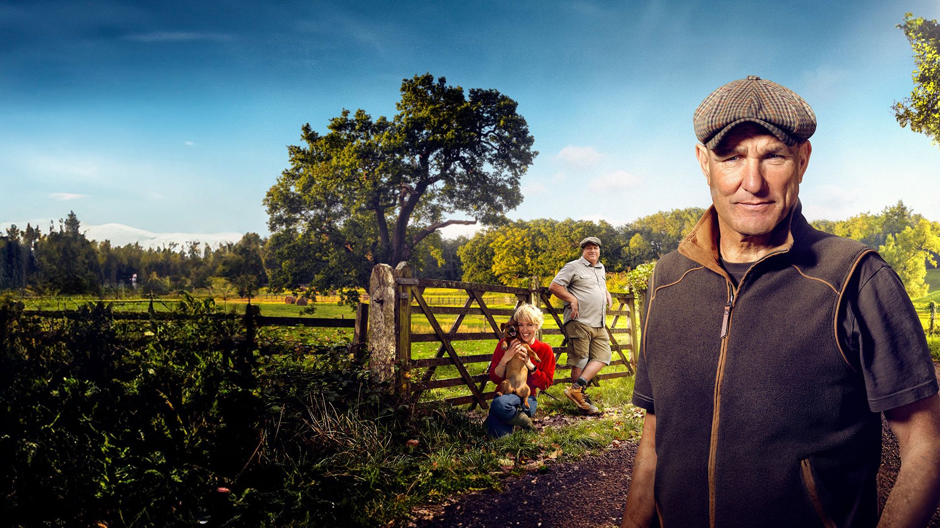 Vinnie Jones in the Country background