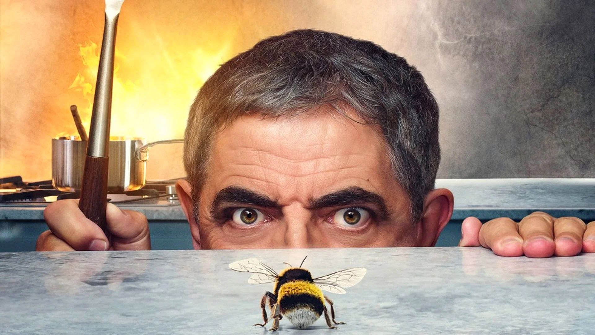 Man vs. Bee background