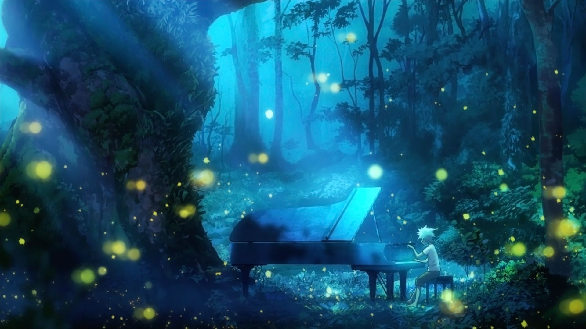 Forest of Piano background