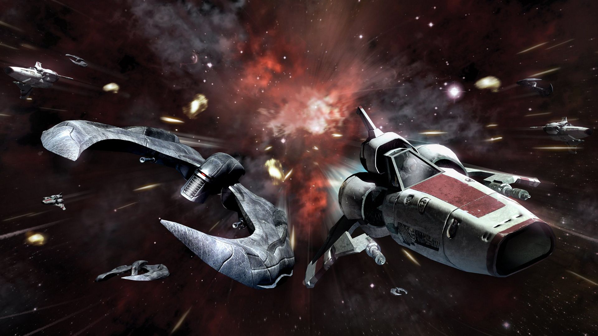 Battlestar Galactica: Blood & Chrome background