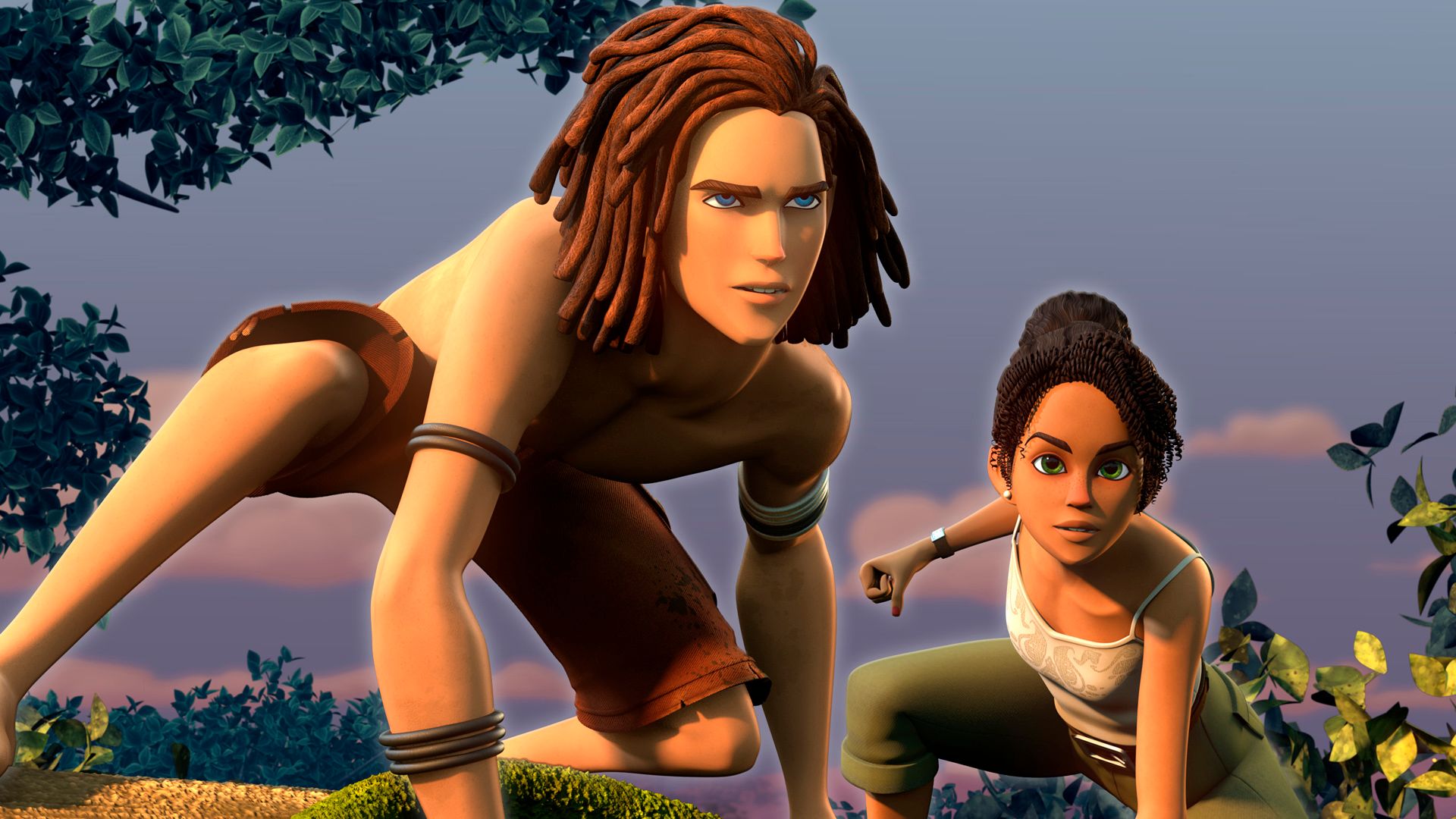 Tarzan and Jane background