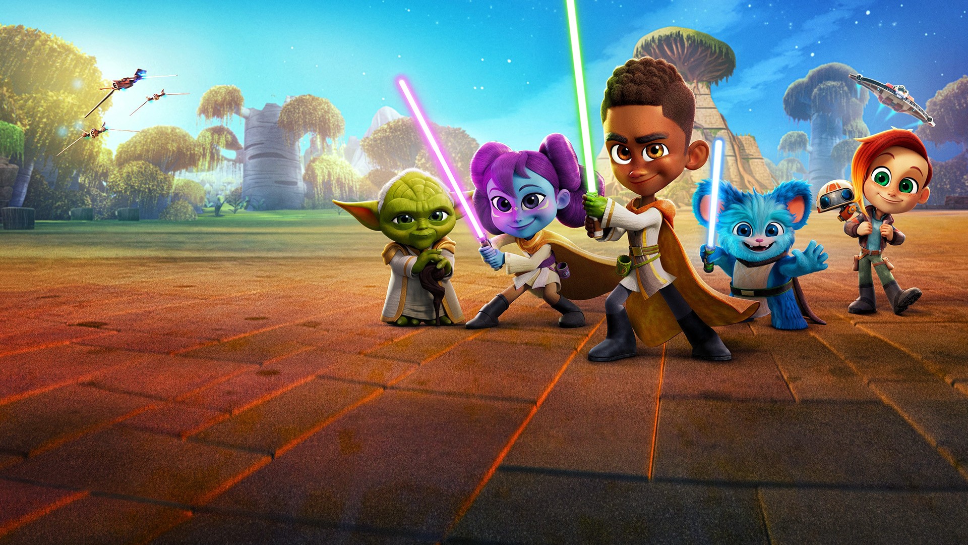 Young Jedi Adventures background