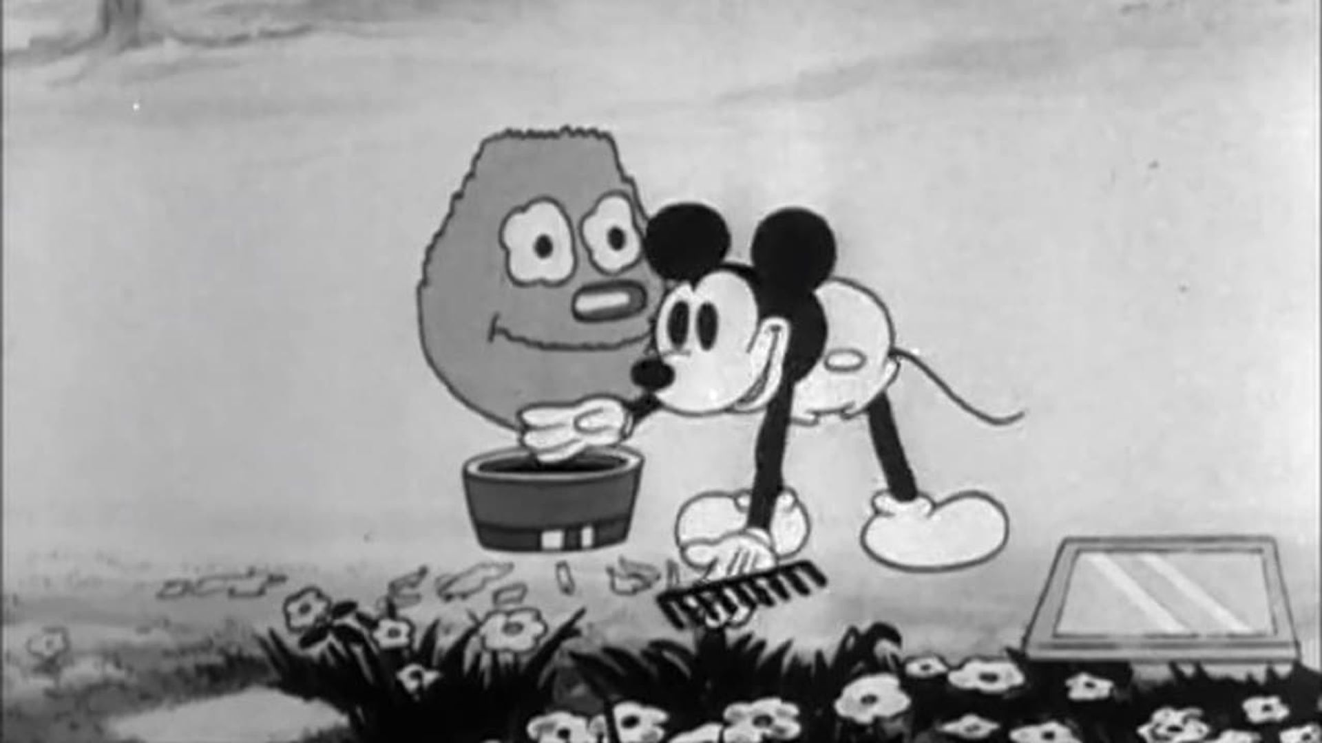 Mickey Cuts Up background