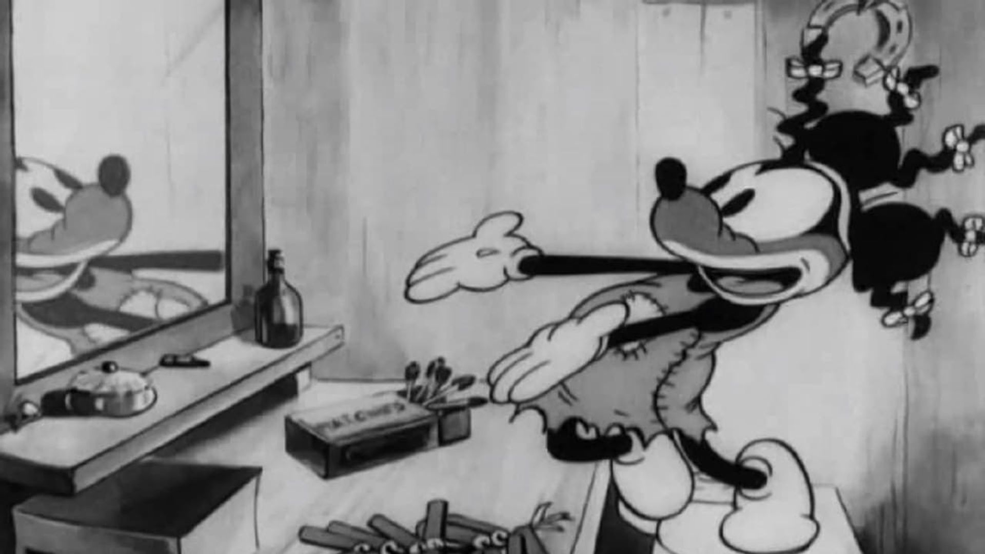Mickey's Mellerdrammer background