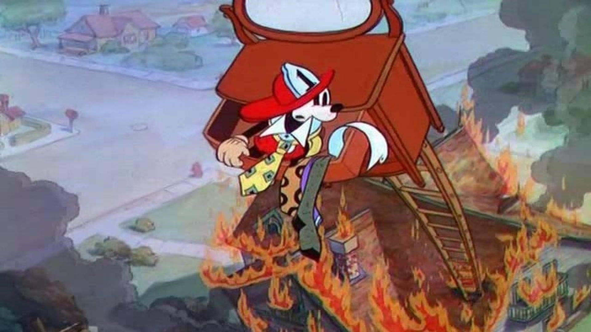 Mickey's Fire Brigade background