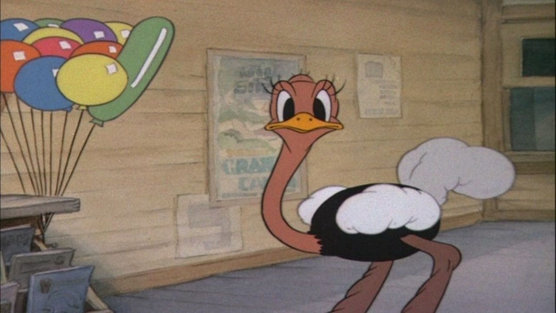 Donald's Ostrich background