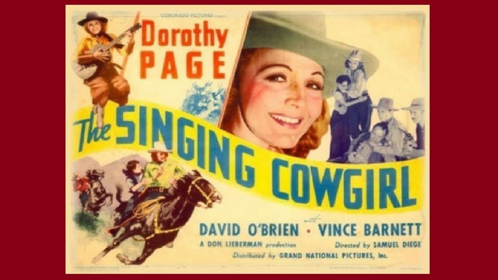 The Singing Cowgirl background
