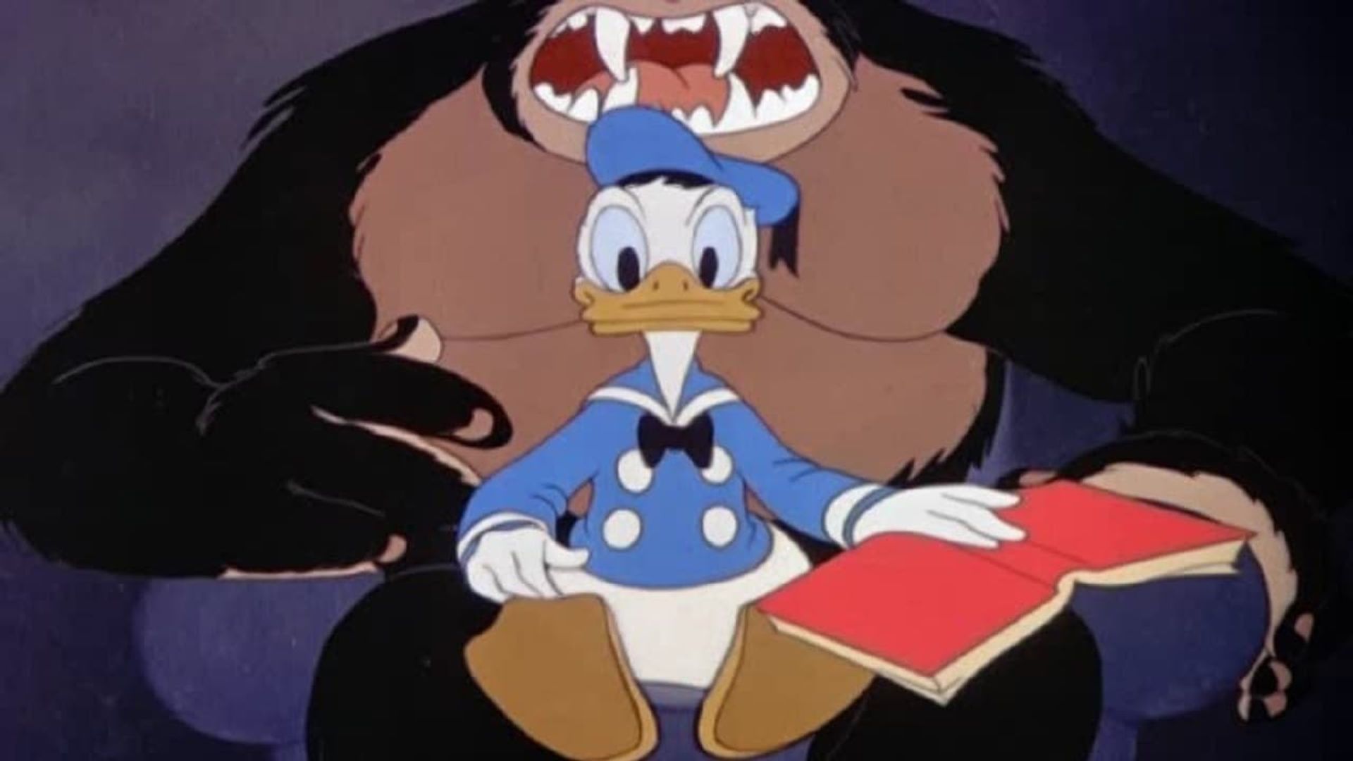 Donald Duck and the Gorilla background