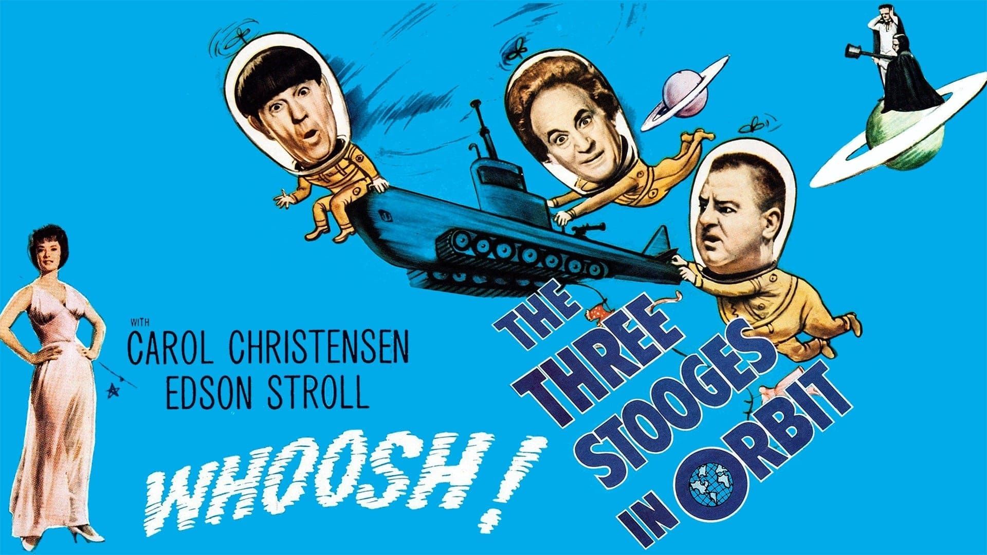 The Three Stooges in Orbit background