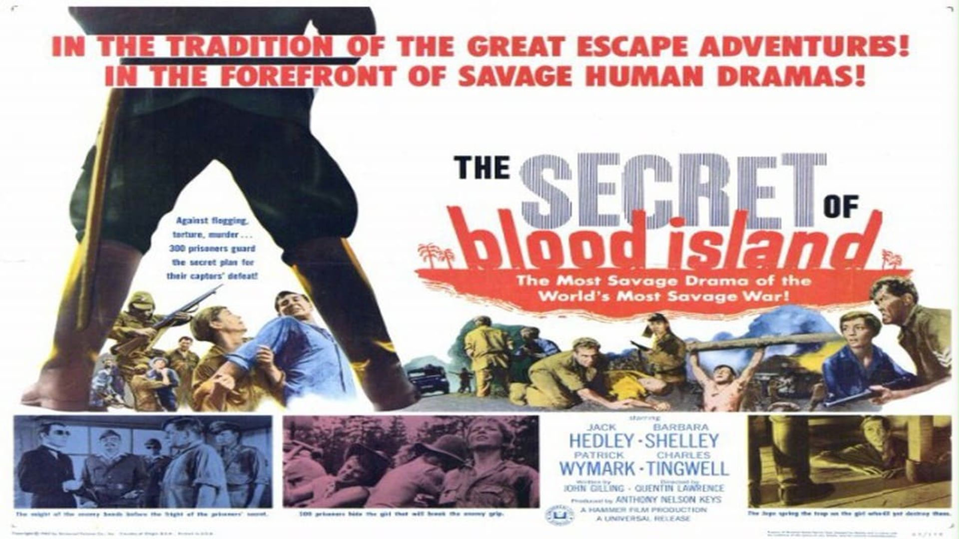 The Secret of Blood Island background