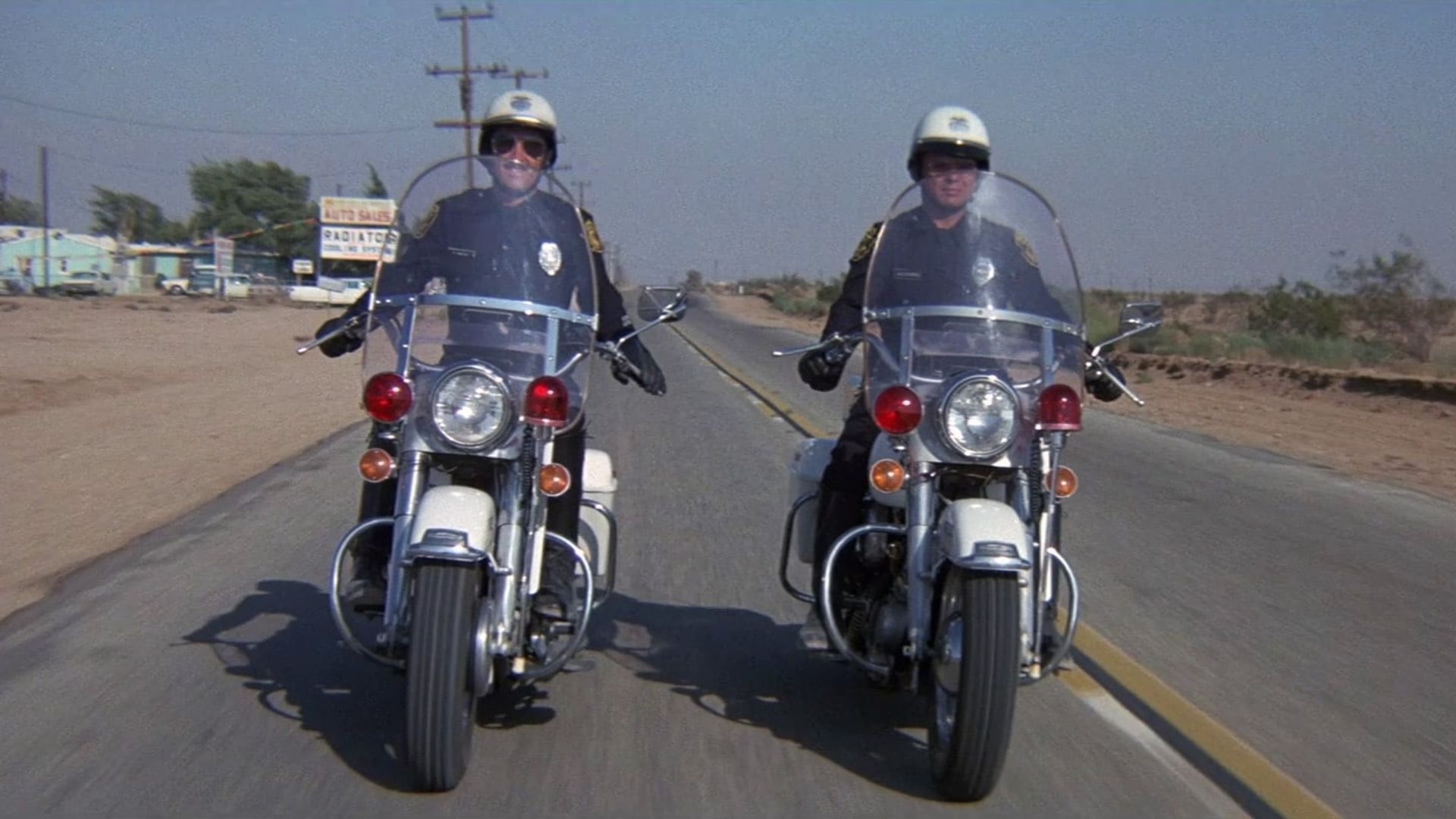 Electra Glide in Blue background
