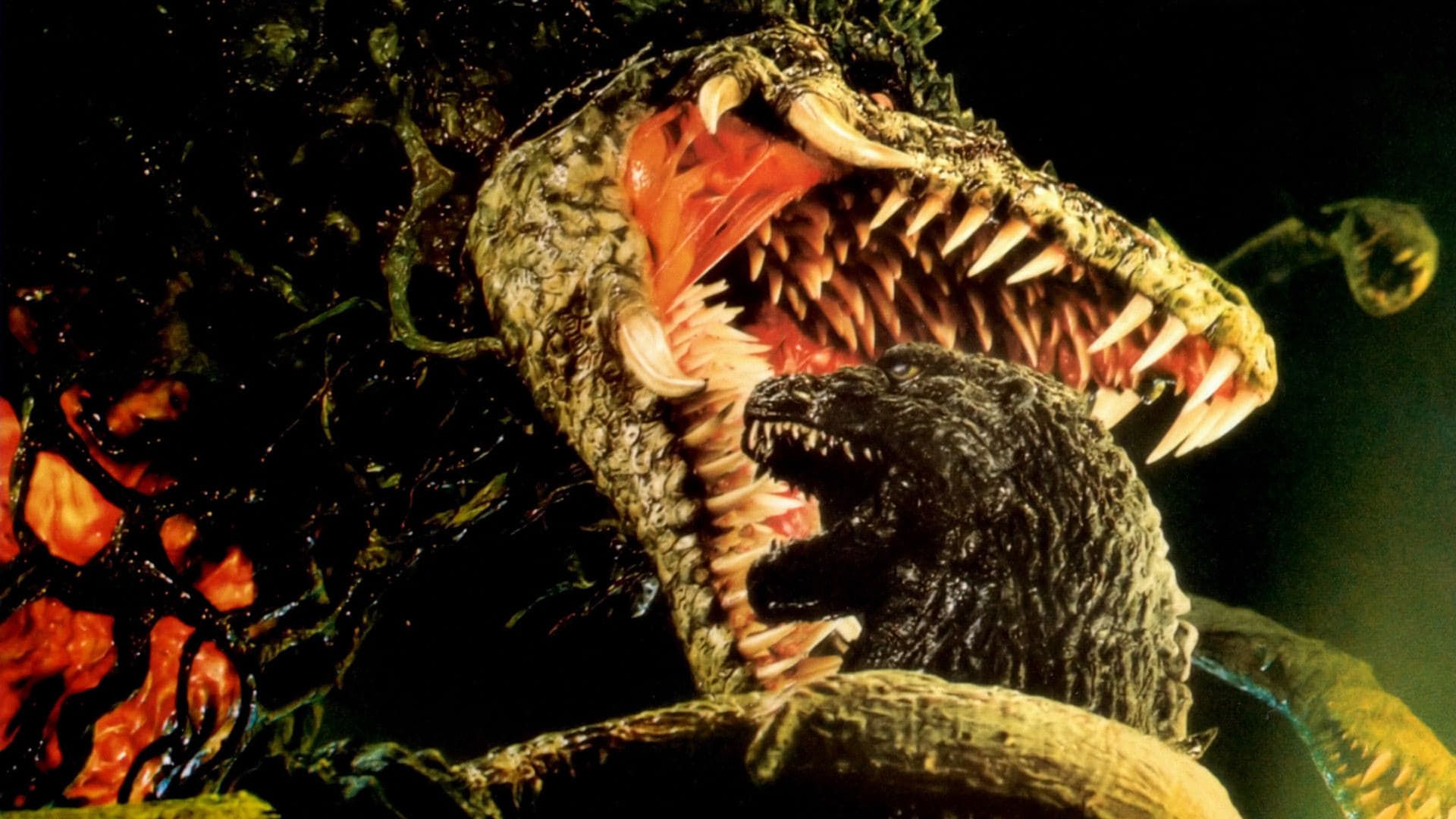 Godzilla vs. Biollante background