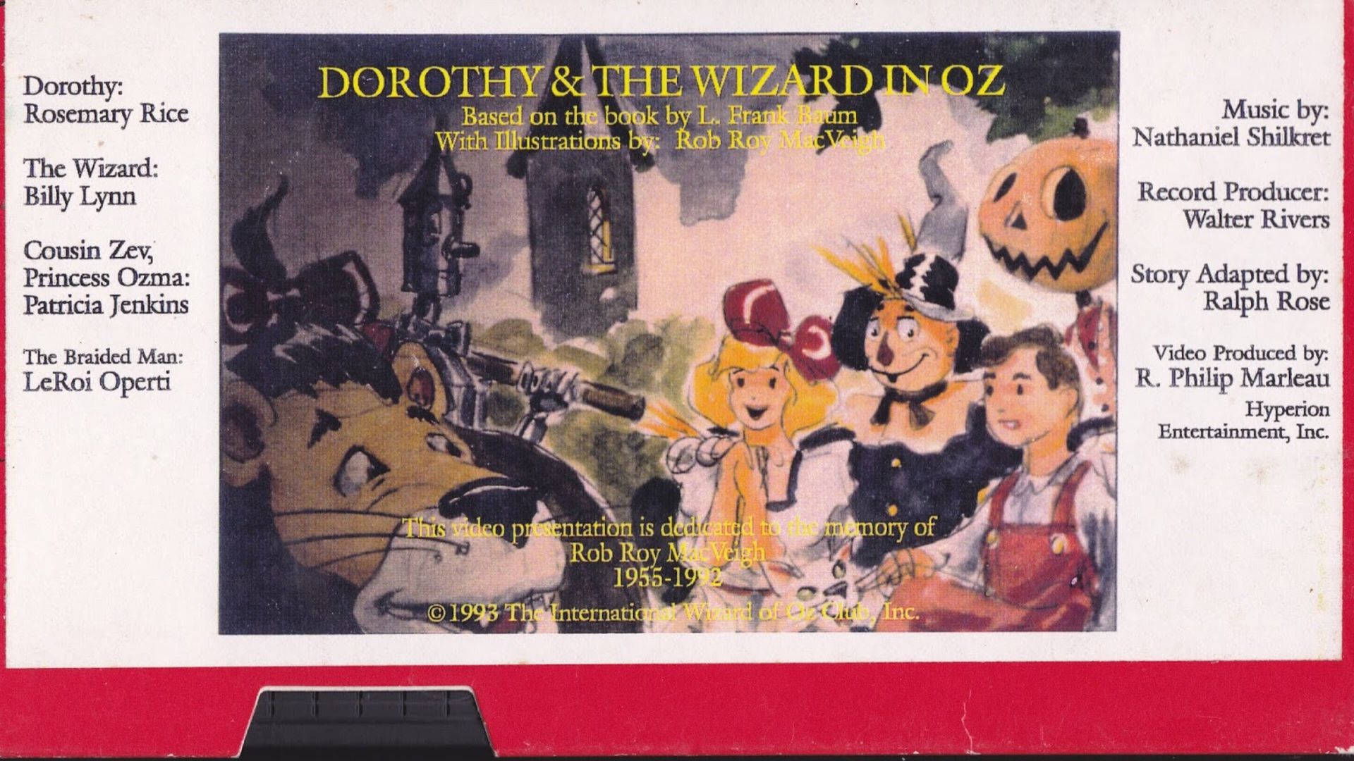 Dorothy & the Wizard in Oz background