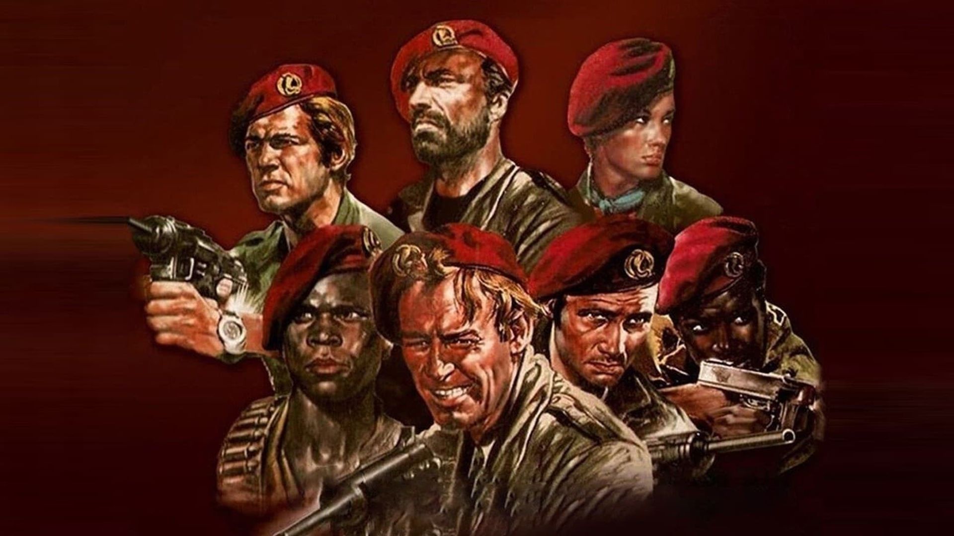 The Seven Red Berets background