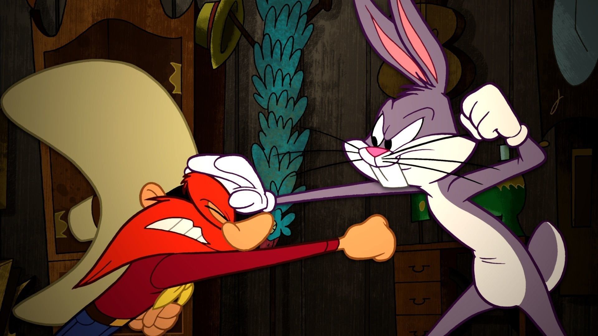 How Bugs Bunny Won the West background
