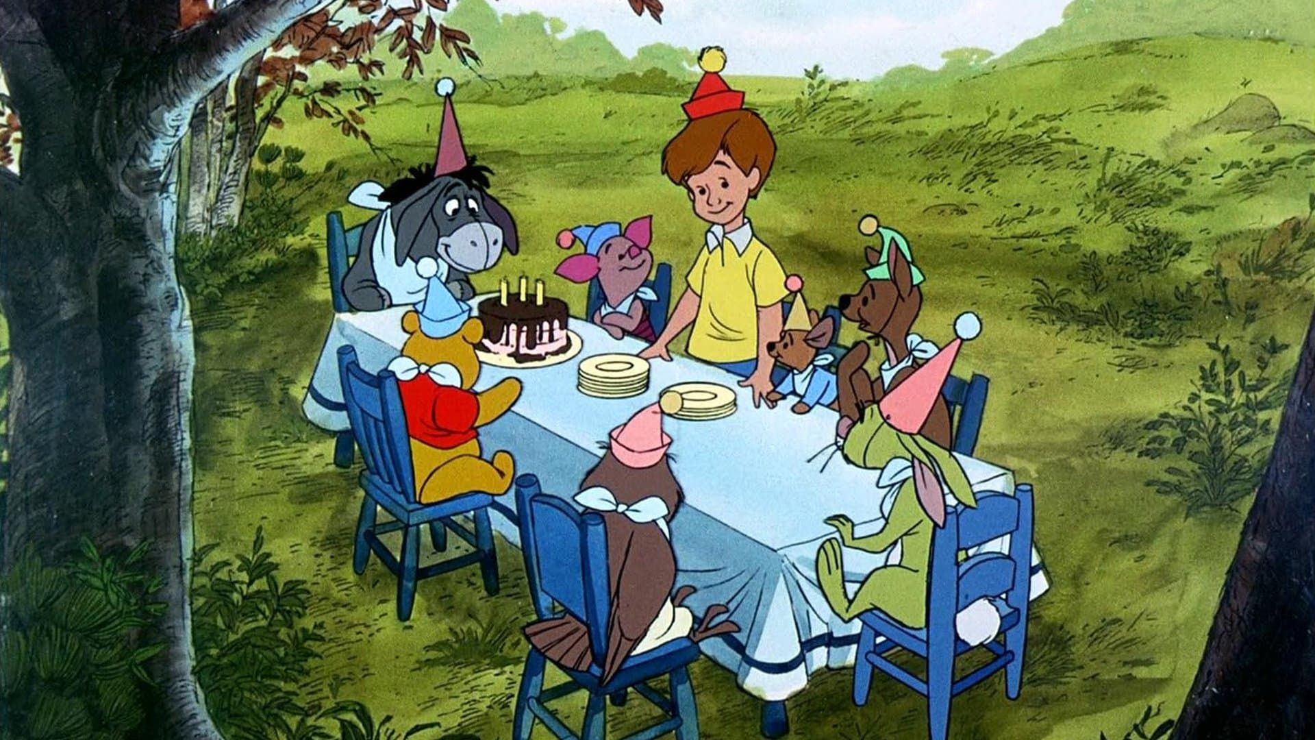 Winnie the Pooh and a Day for Eeyore background