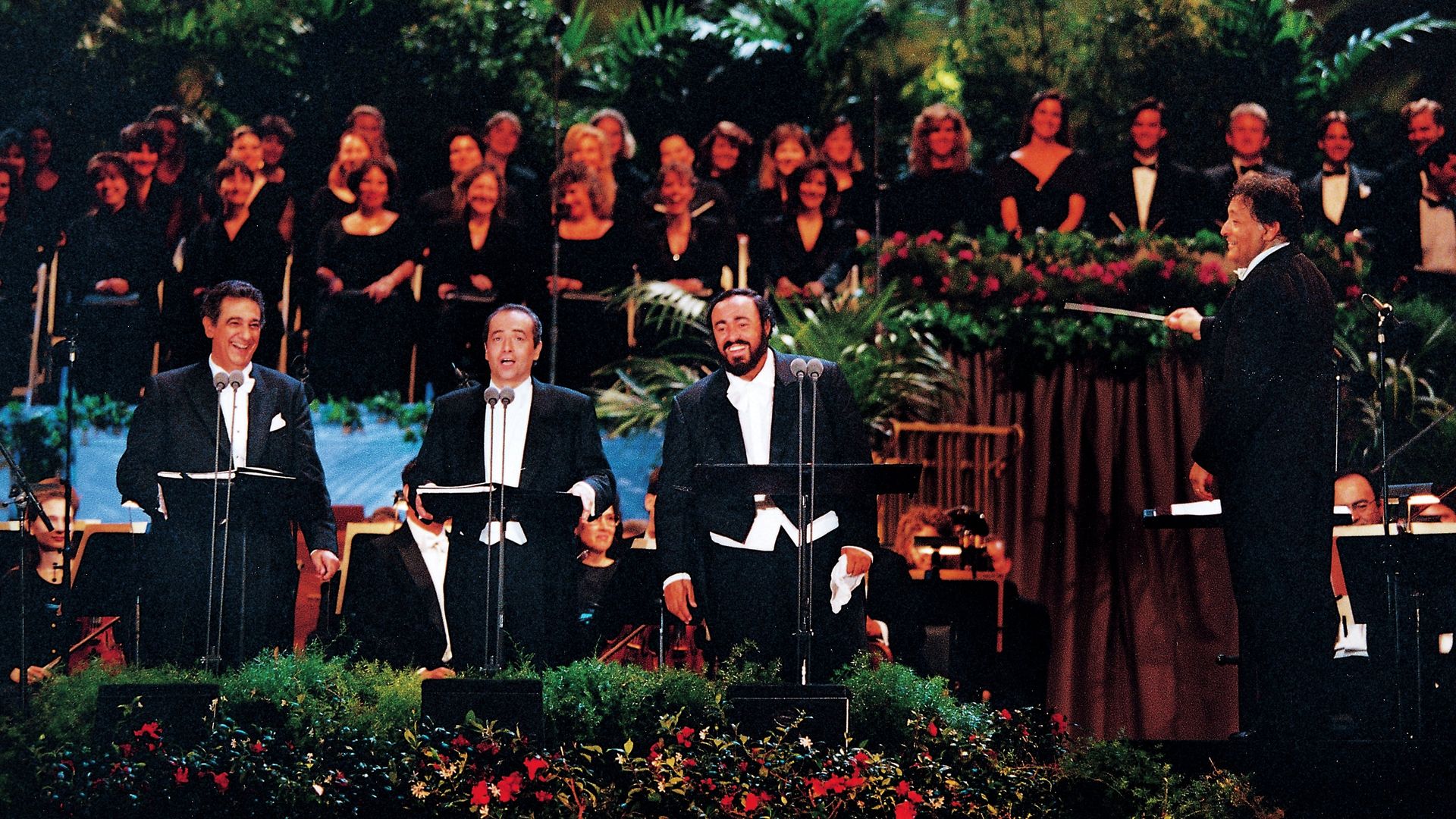 The 3 Tenors in Concert 1994 background