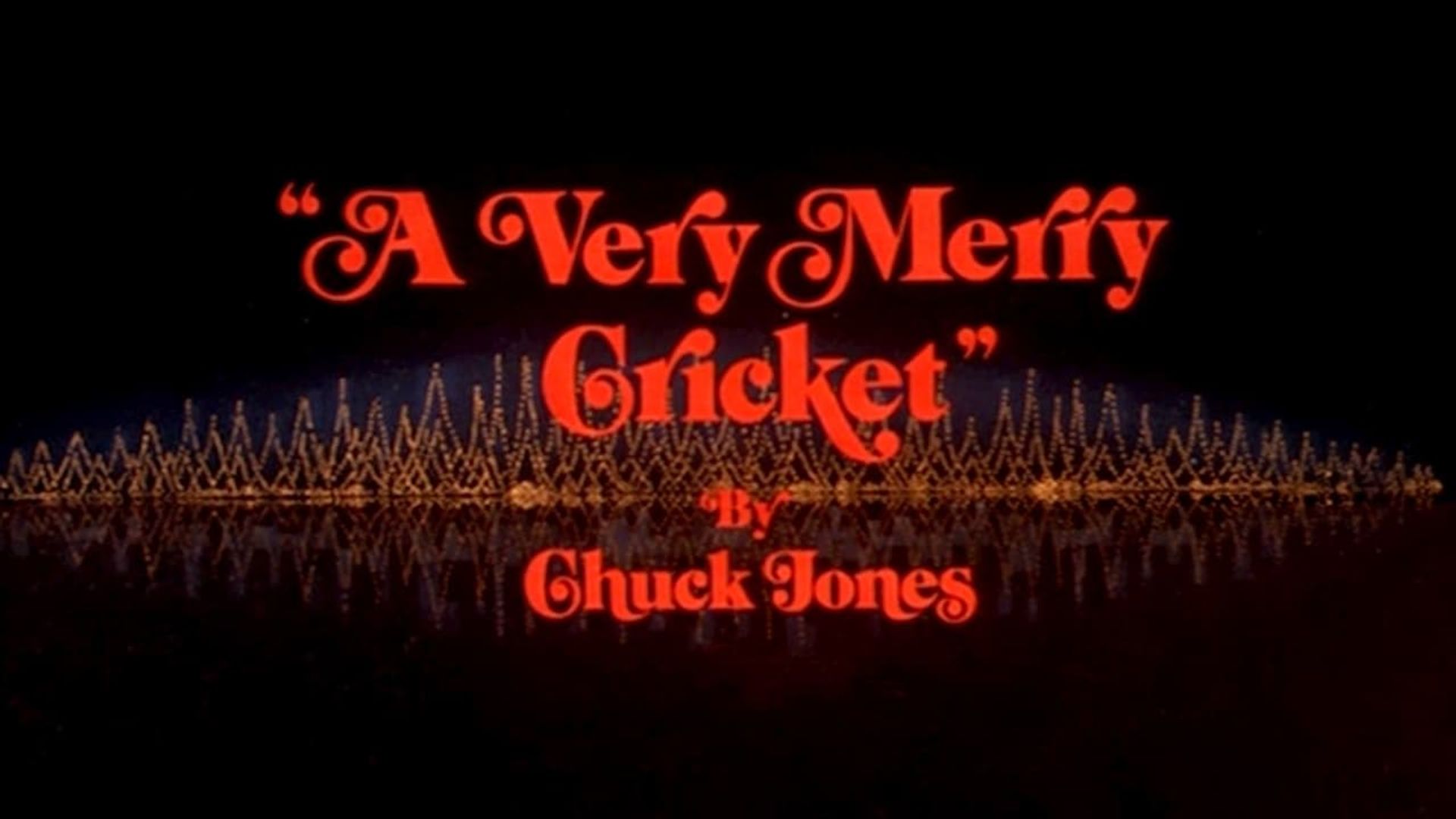 A Very Merry Cricket background