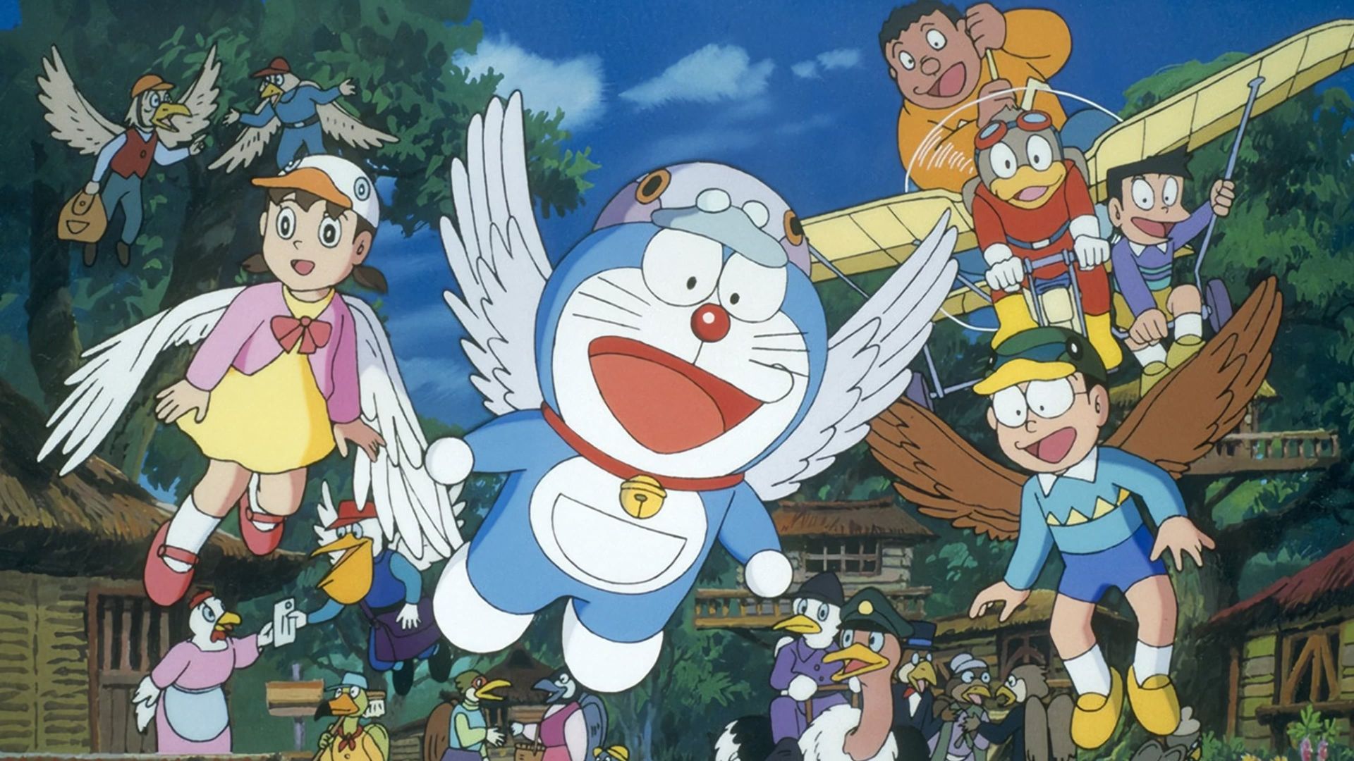 Doraemon: Nobita and the Winged Braves background