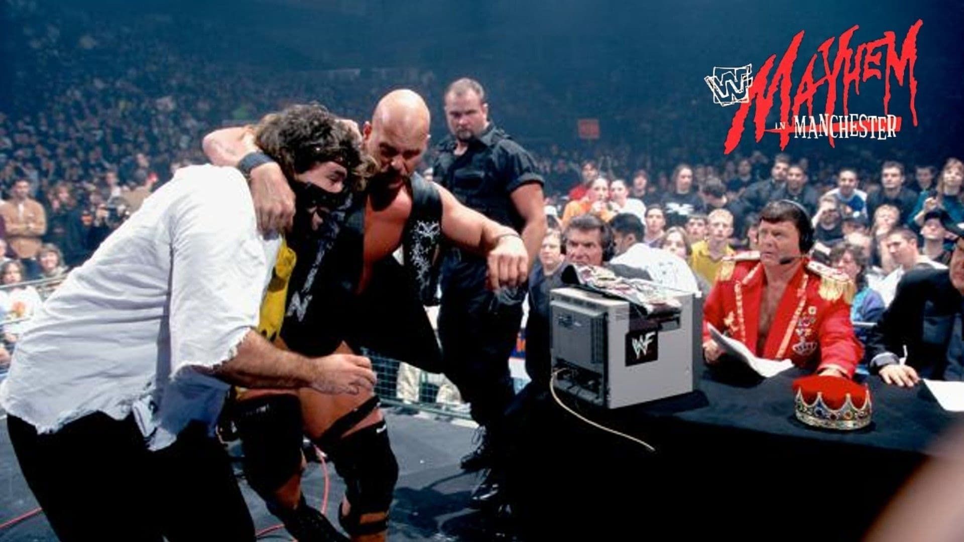 WWF Mayhem in Manchester background