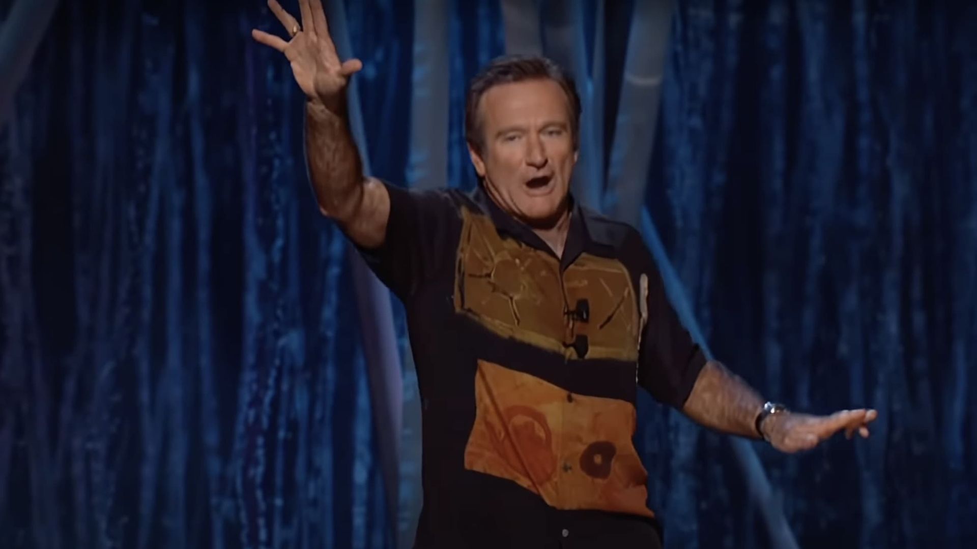 Robin Williams Live on Broadway background