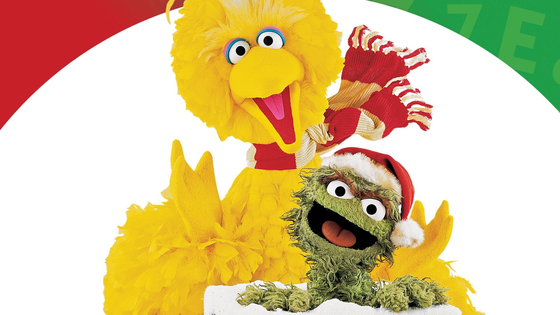 Christmas Eve on Sesame Street background