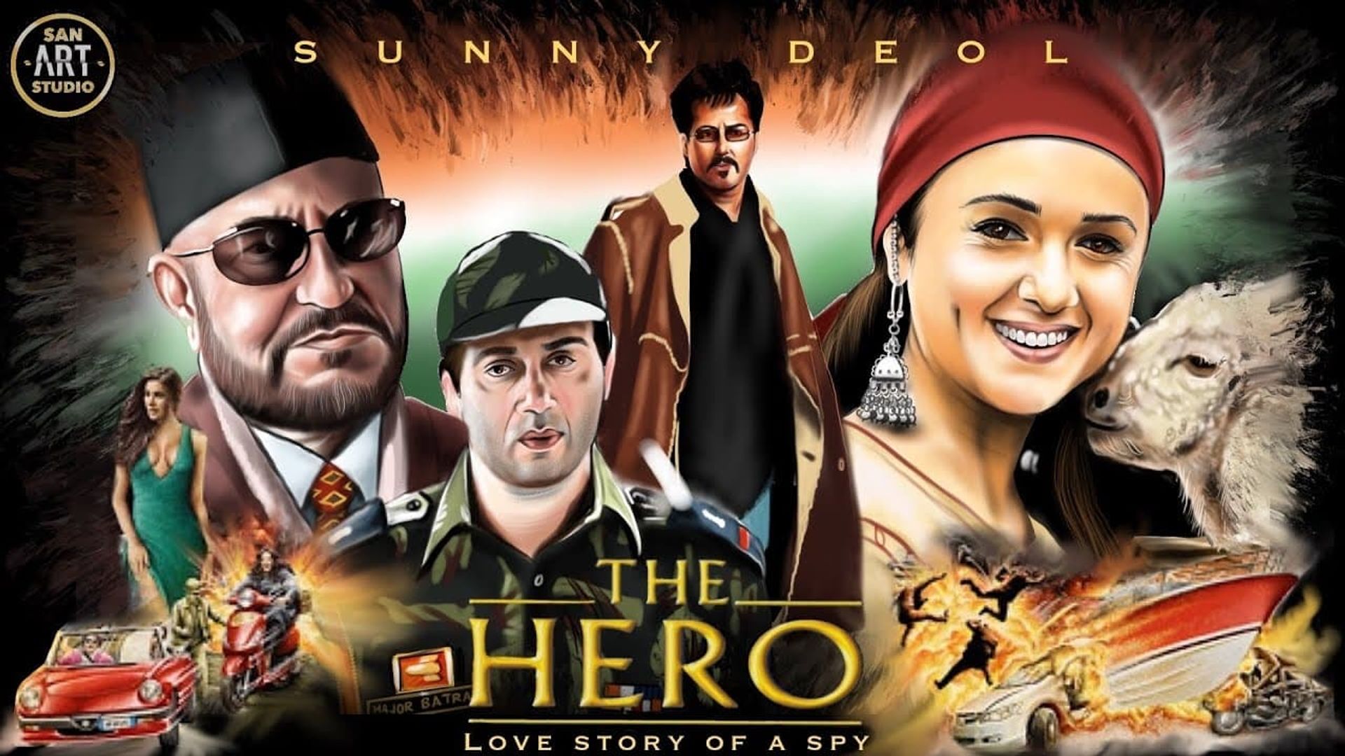 The Hero: Love Story of a Spy background
