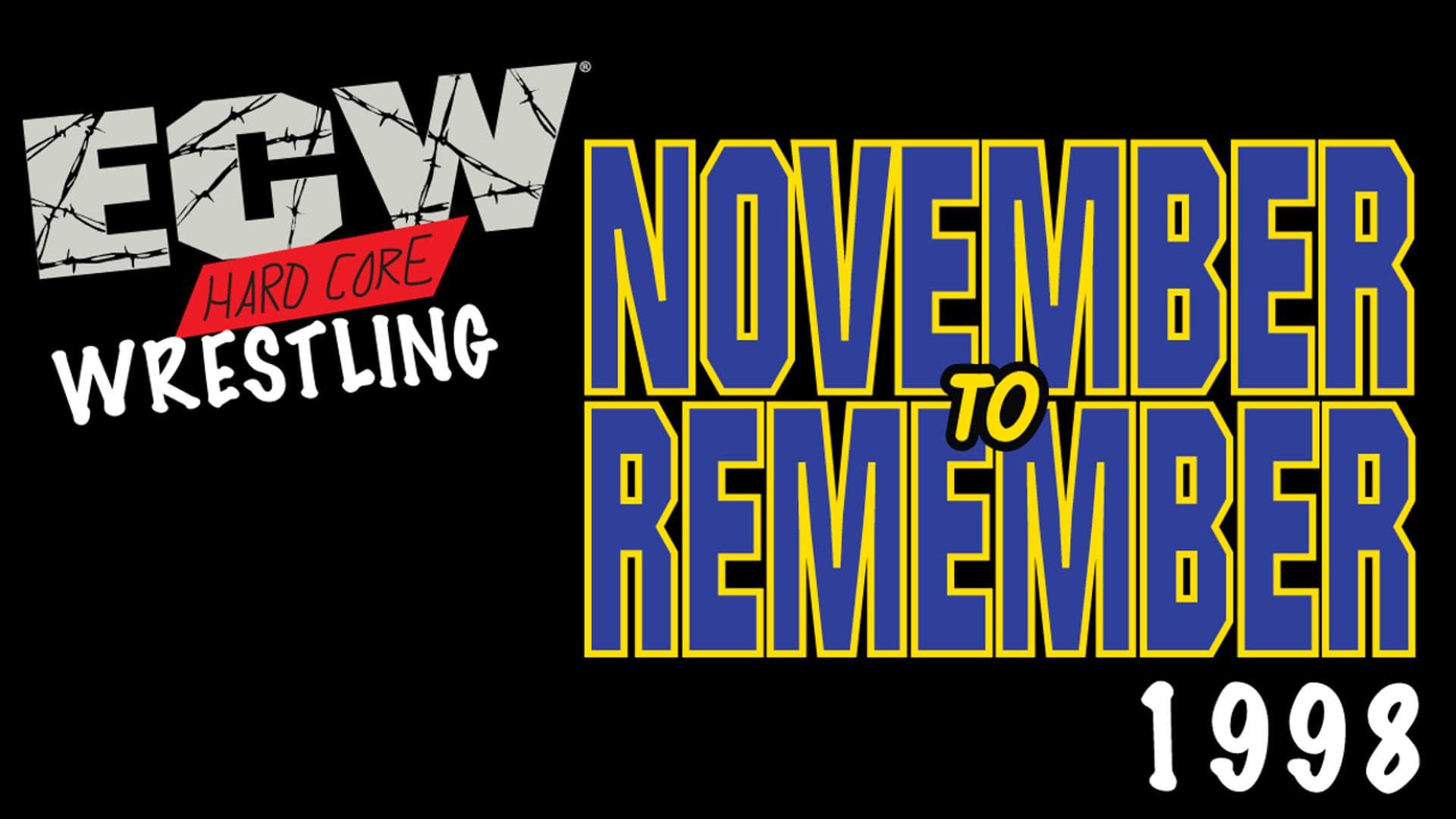 ECW November to Remember 1998 background